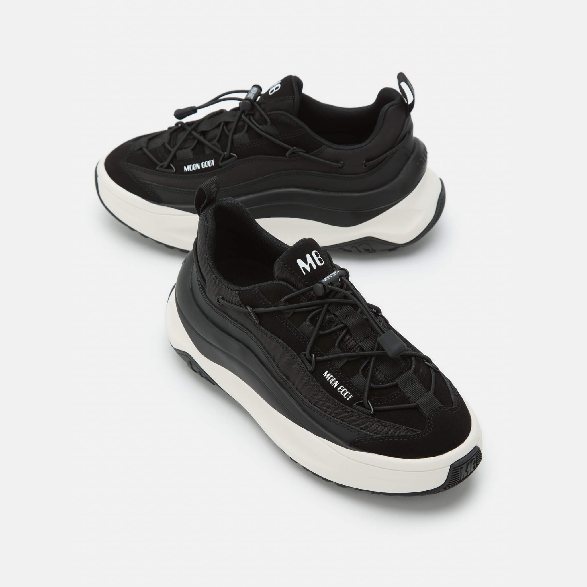 Dámské černé tenisky Moon Boot Moon247 Xlace