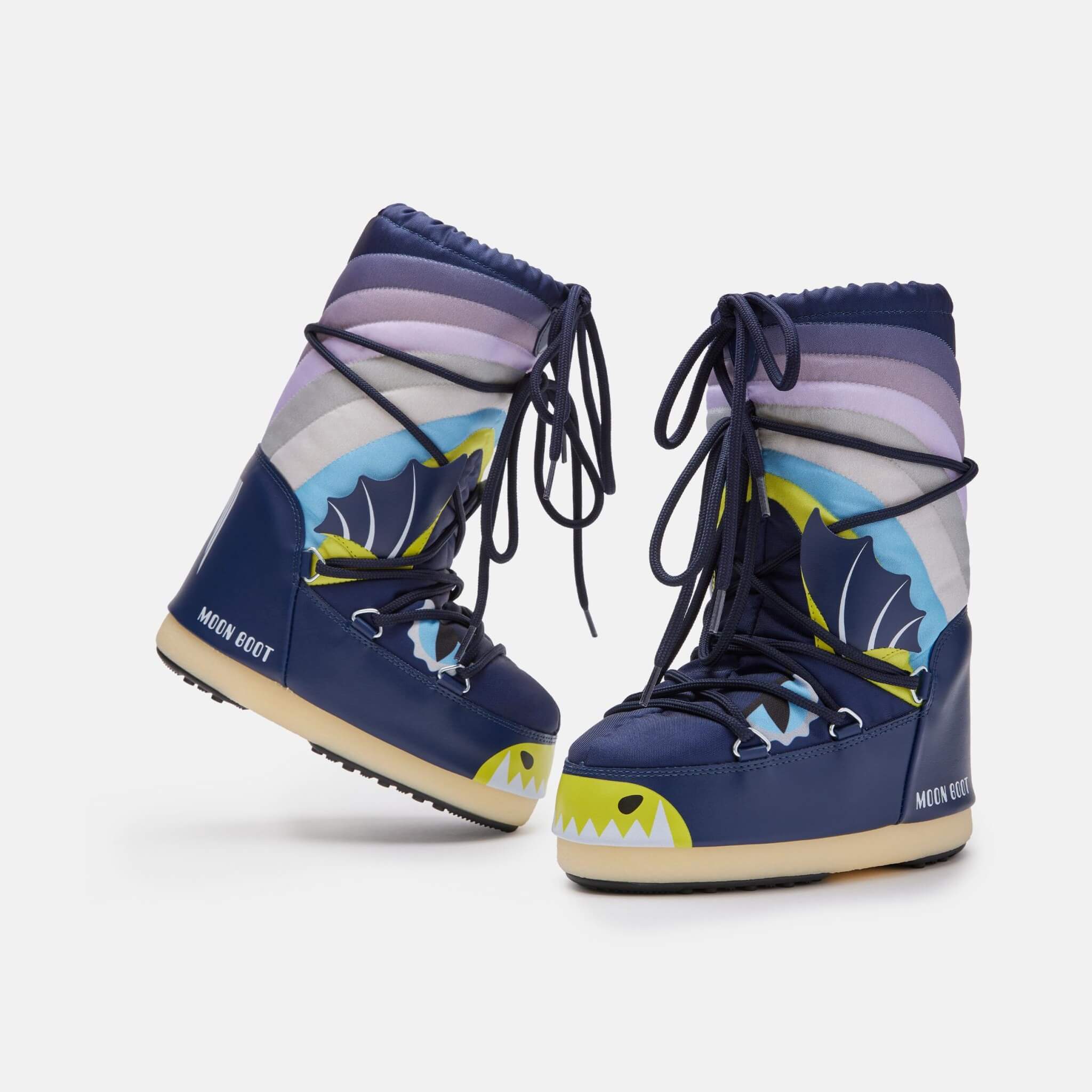 Dětské modré sněhule Moon Boot Icon Dragon