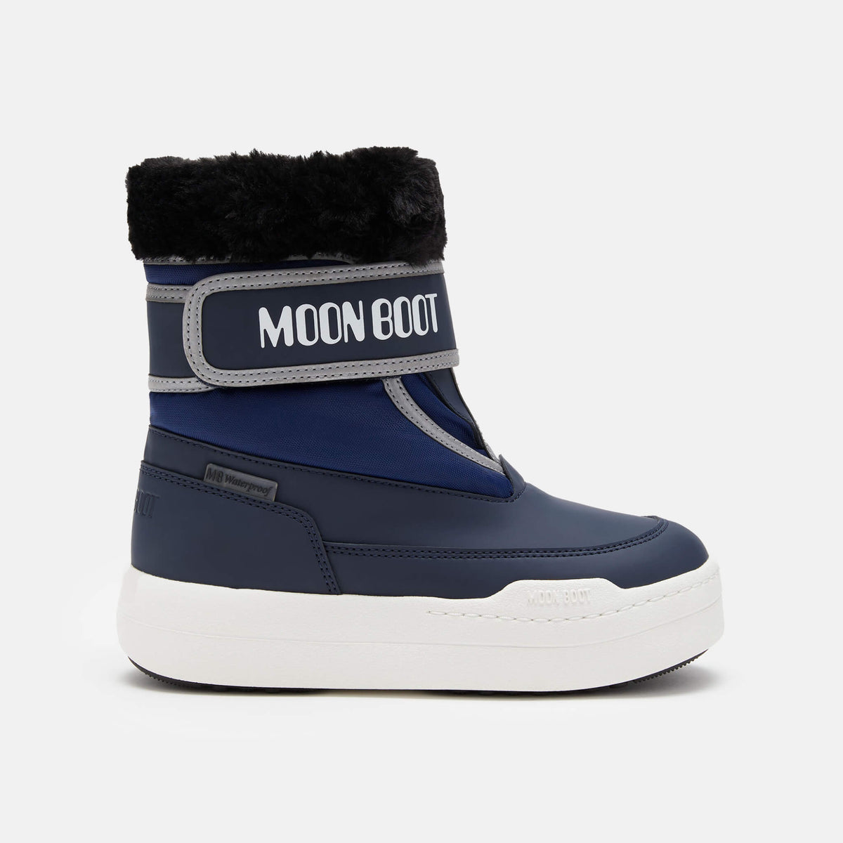 Dětské modré sněhule Moon Boot JR Park Strap