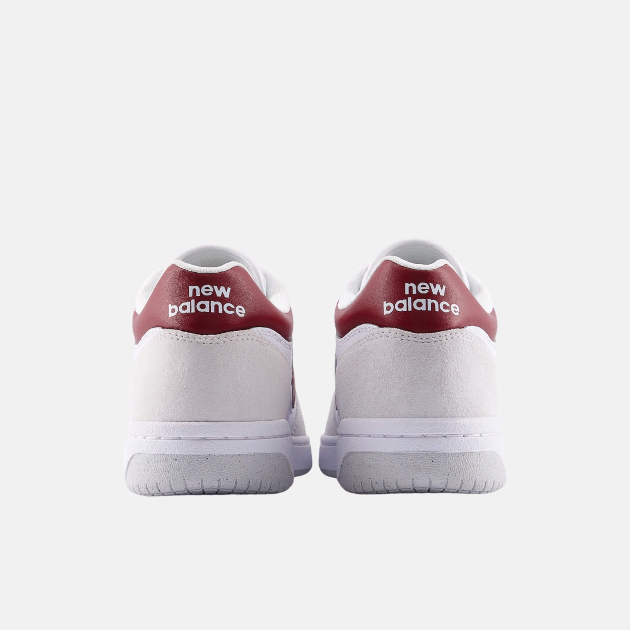 Unisex bílo-červené volnočasové tenisky New Balance BB480L