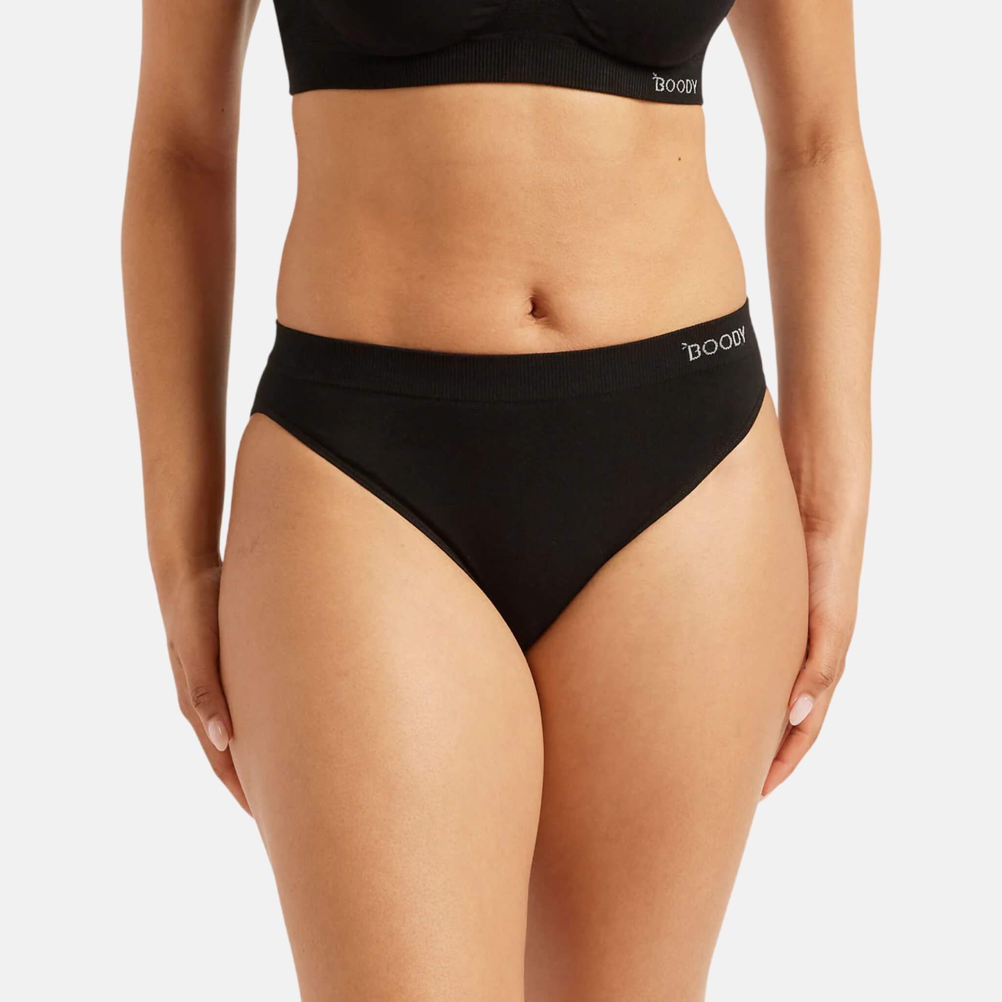 Černé kalhotky Boody Classic Bikini