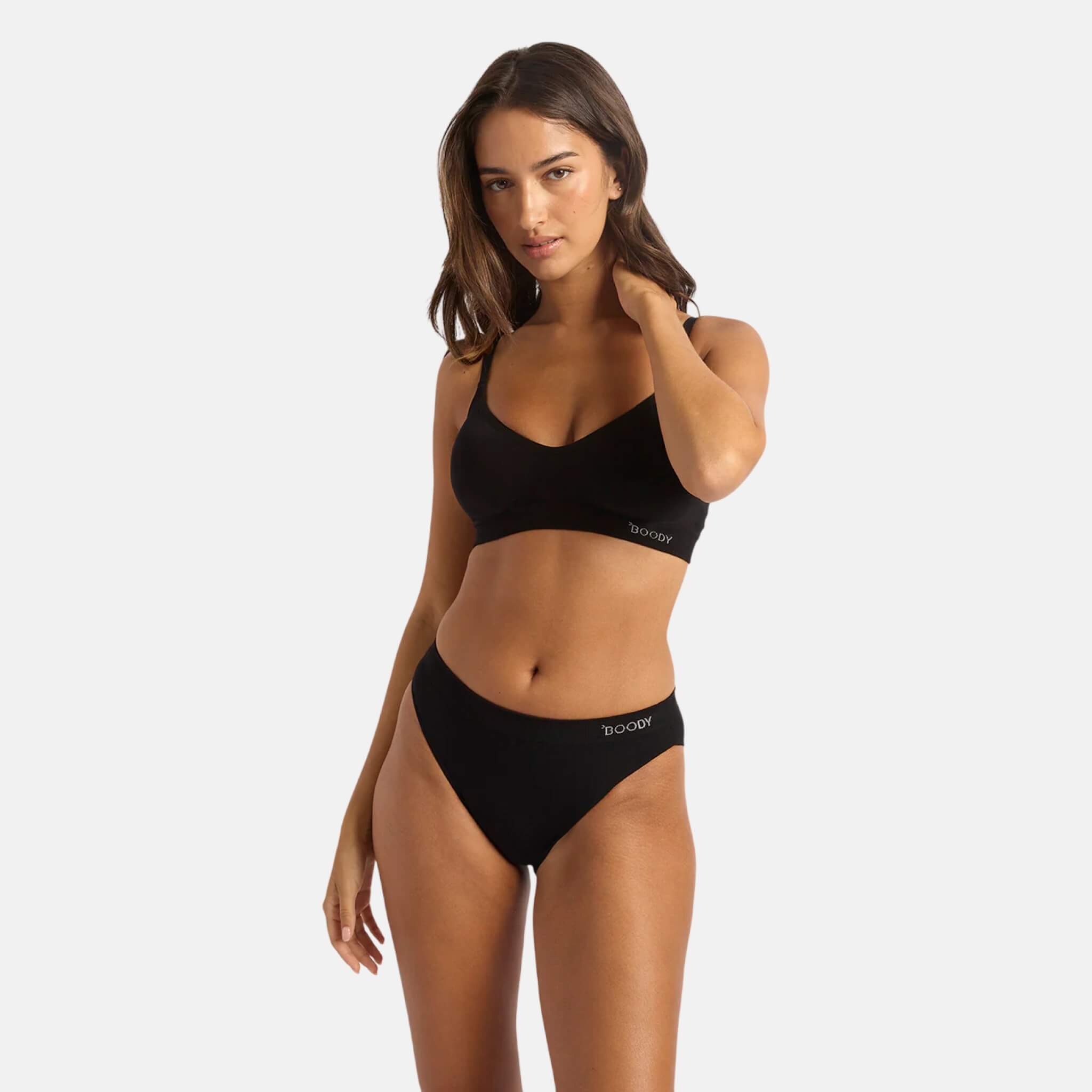 Černé kalhotky Boody Classic Bikini