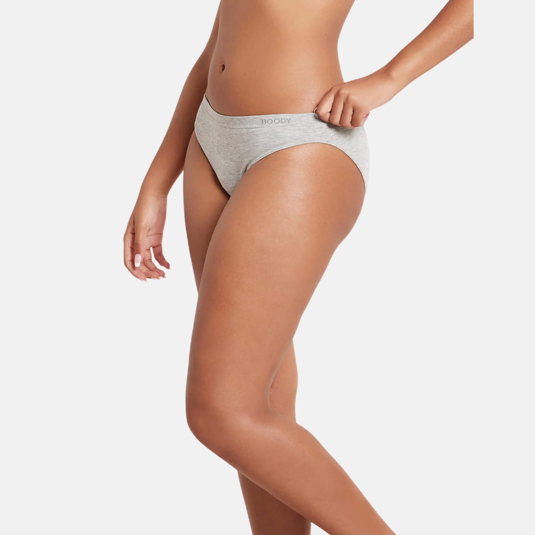 Šedé kalhotky Boody Classic Bikini