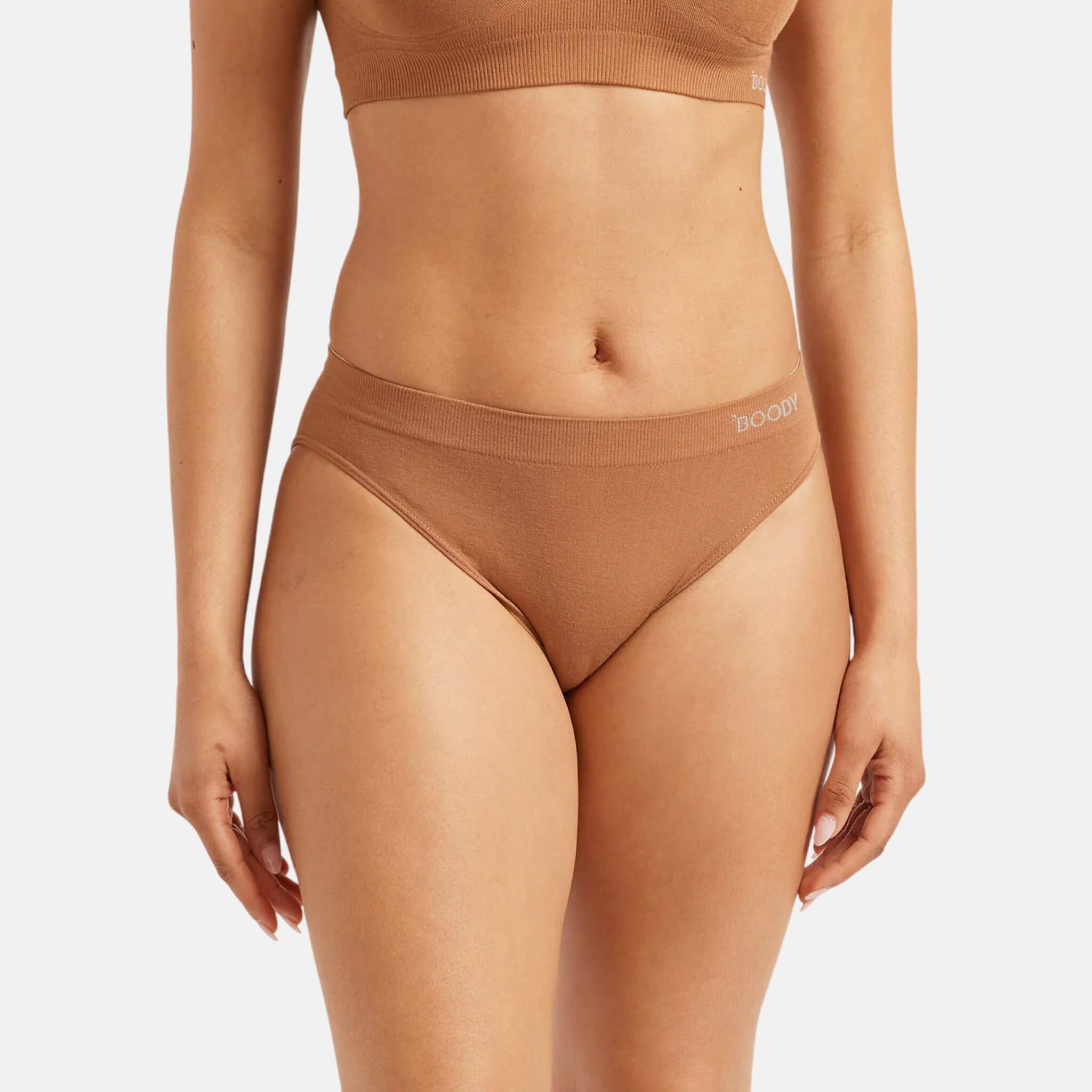 Hnědé kalhotky Boody Classic Bikini