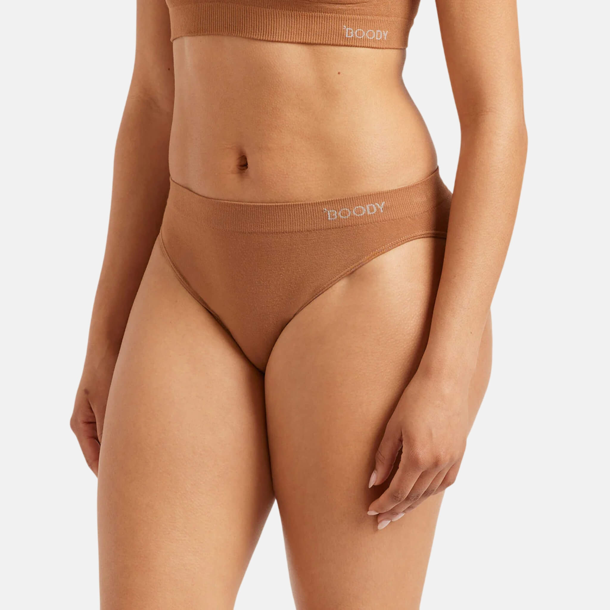 Hnědé kalhotky Boody Classic Bikini