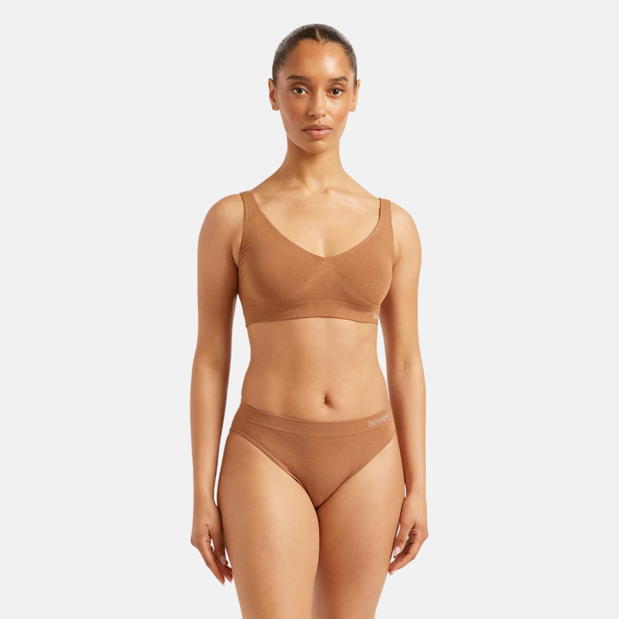 Hnědé kalhotky Boody Classic Bikini