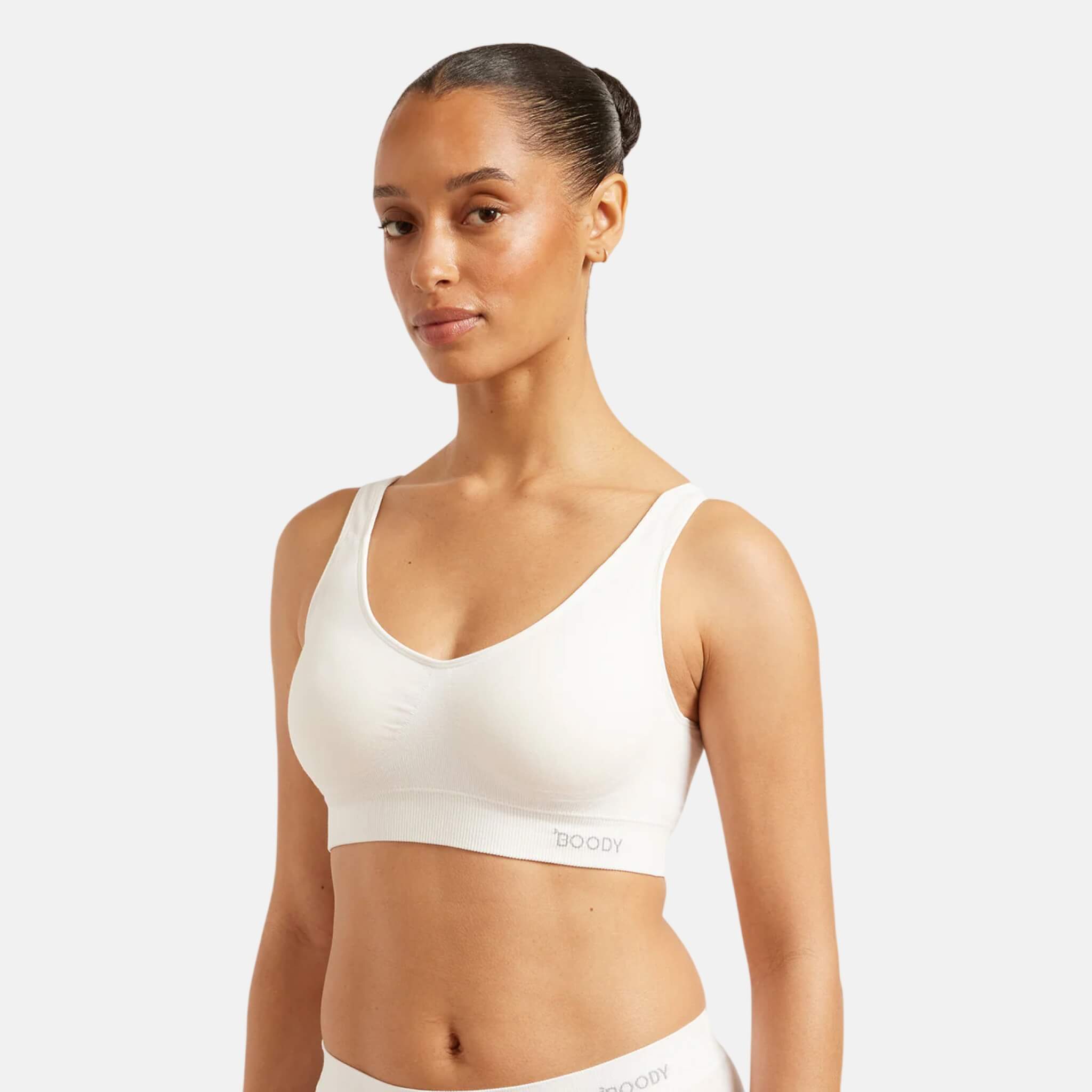Bílá podprsenka Boody Padded Shaper Bra