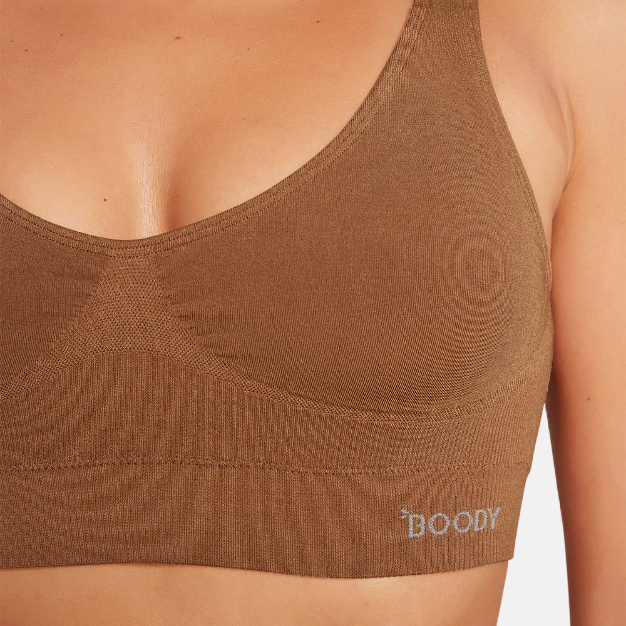 Hnědá podprsenka Boody Shaper Bra