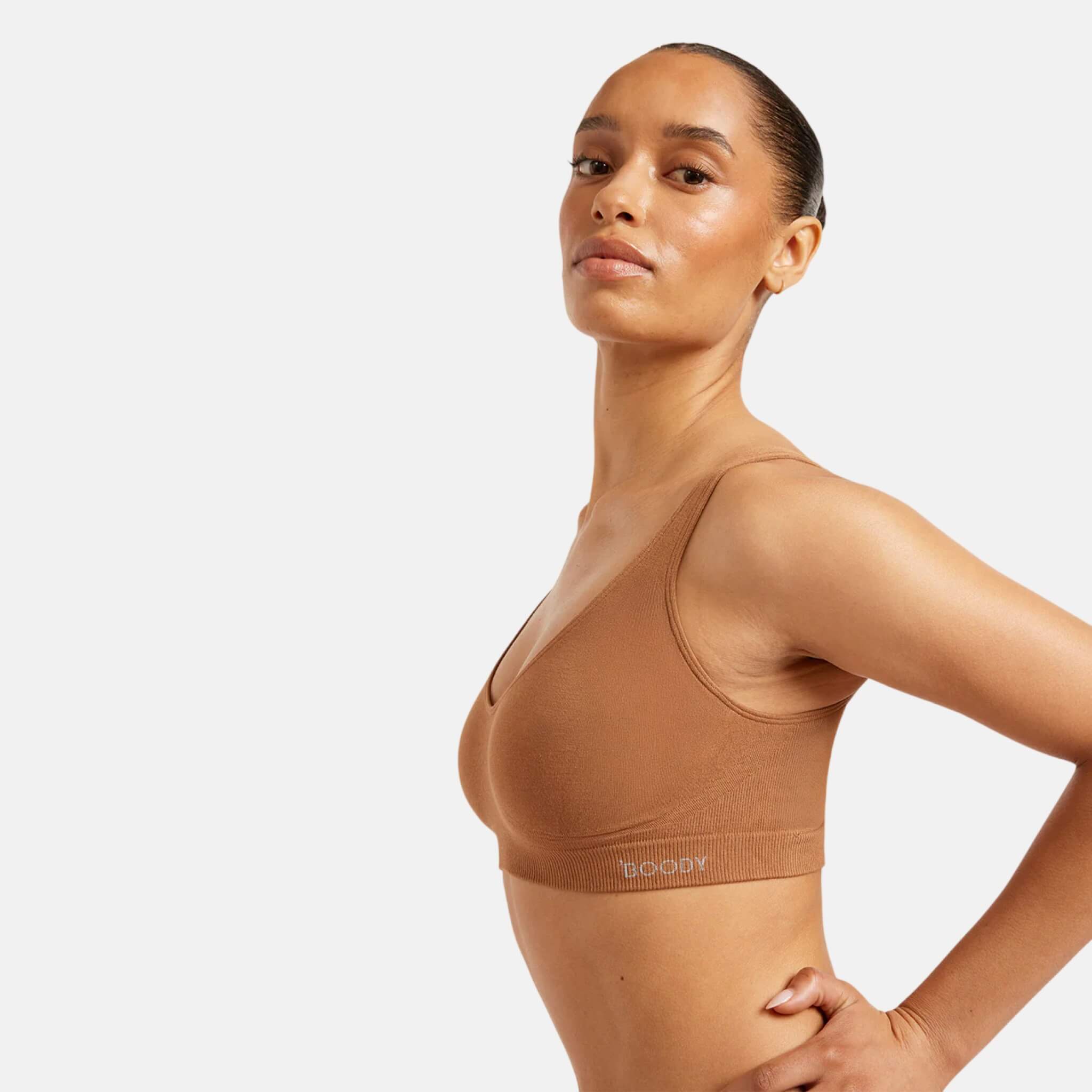 Hnědá podprsenka Boody Shaper Bra