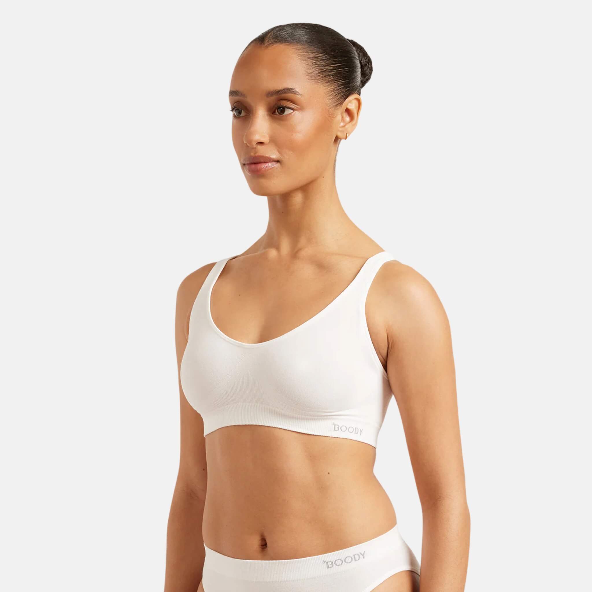 Bílá podprsenka Boody Shaper Bra