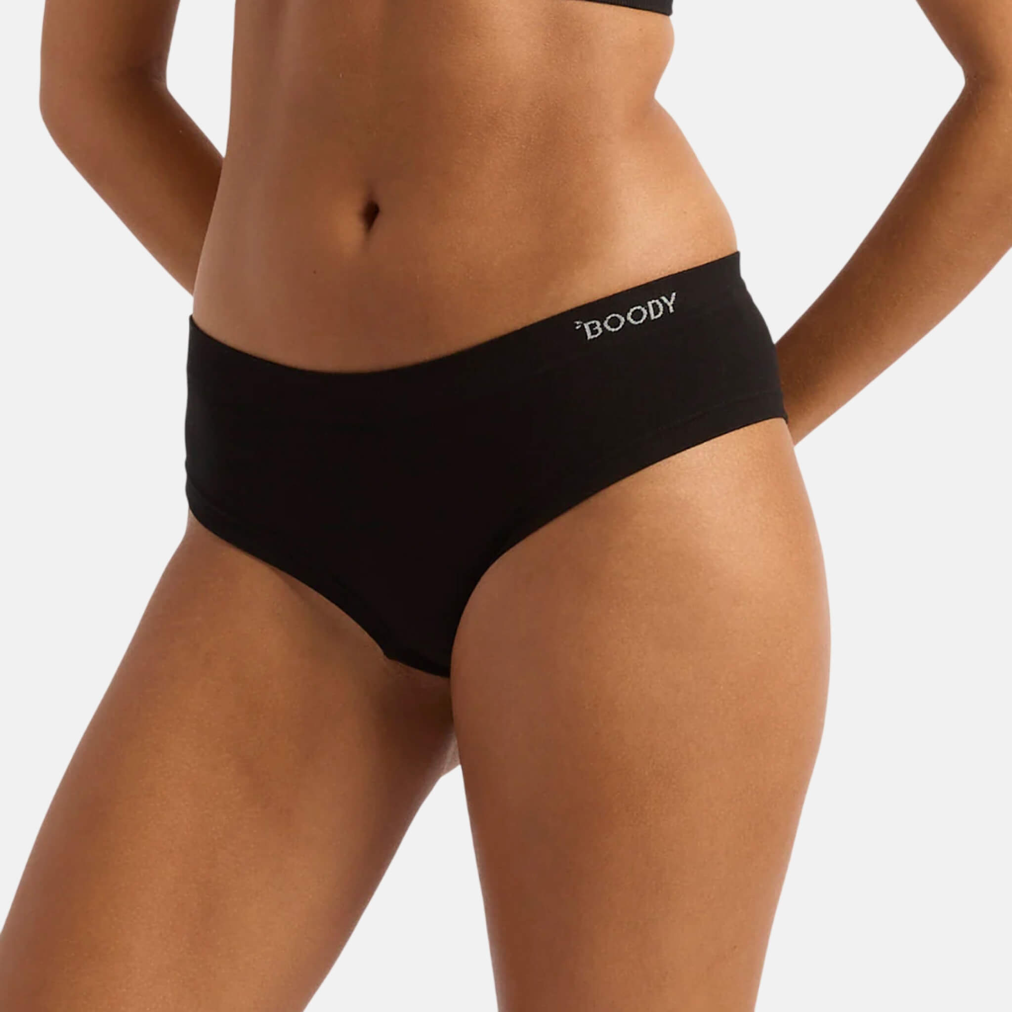 Černé kalhotky Boody Brazilian Bikini