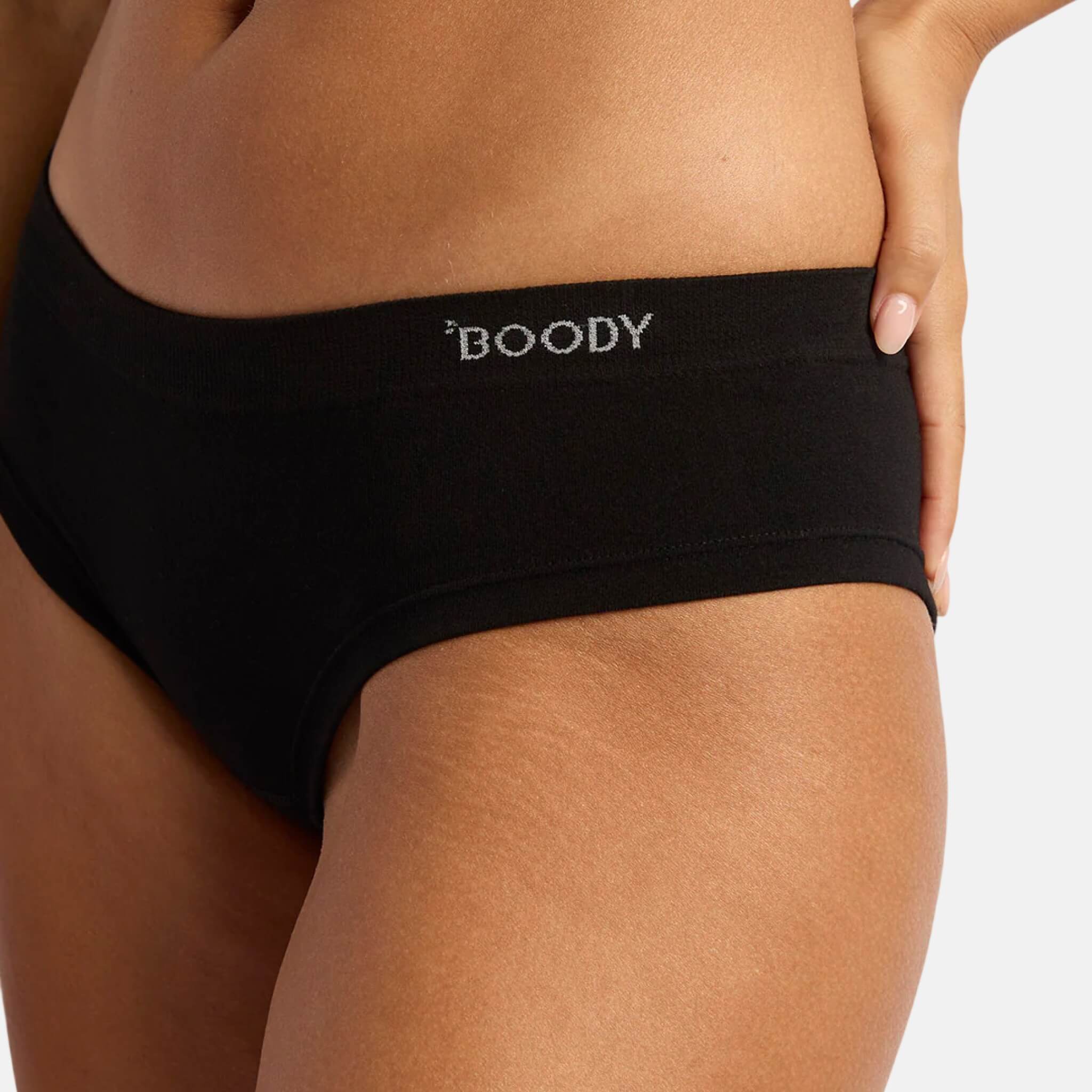 Černé kalhotky Boody Brazilian Bikini