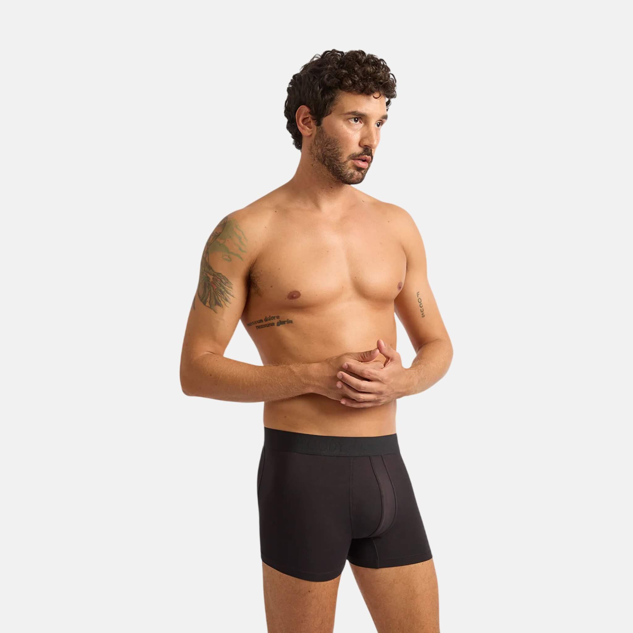 Černé boxerky Boody Men's Everyday Boxers