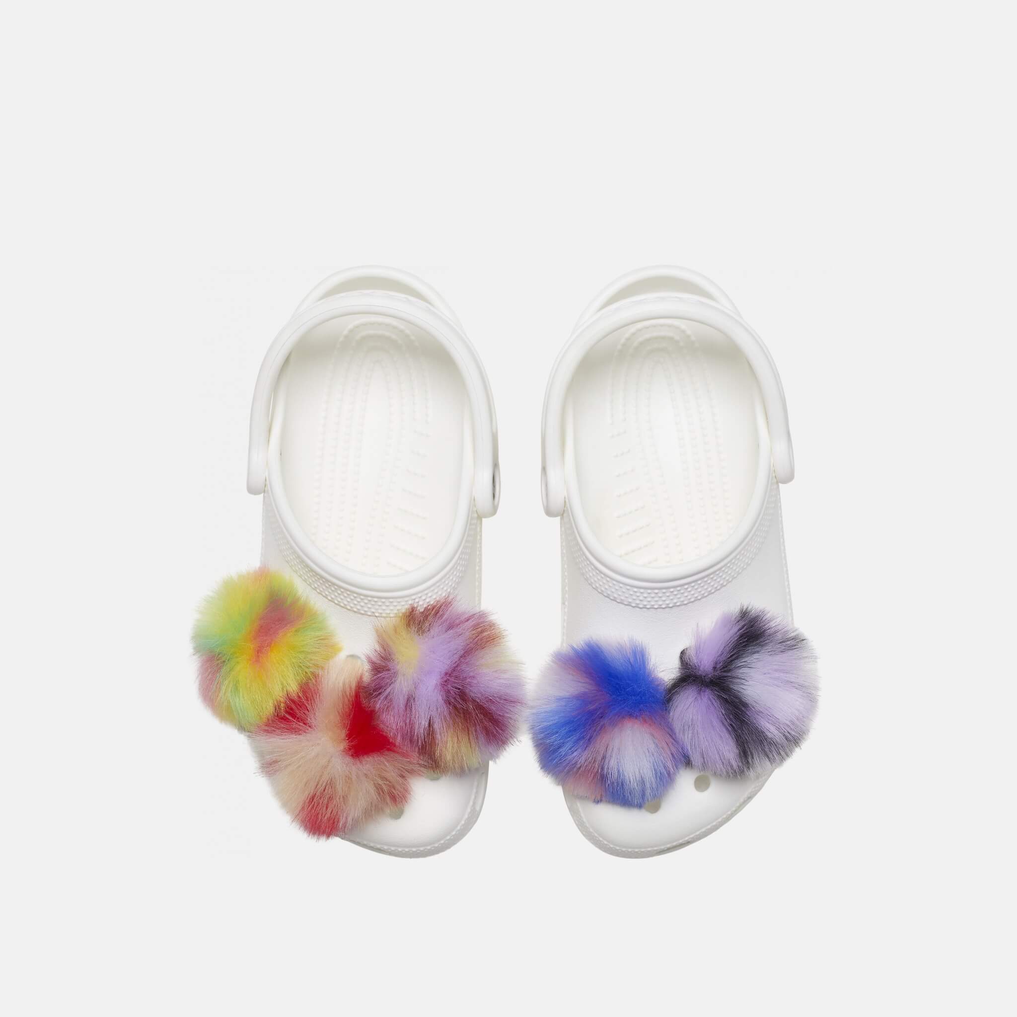 Odznáček Jibbitz - Dyed Puff - 5 ks