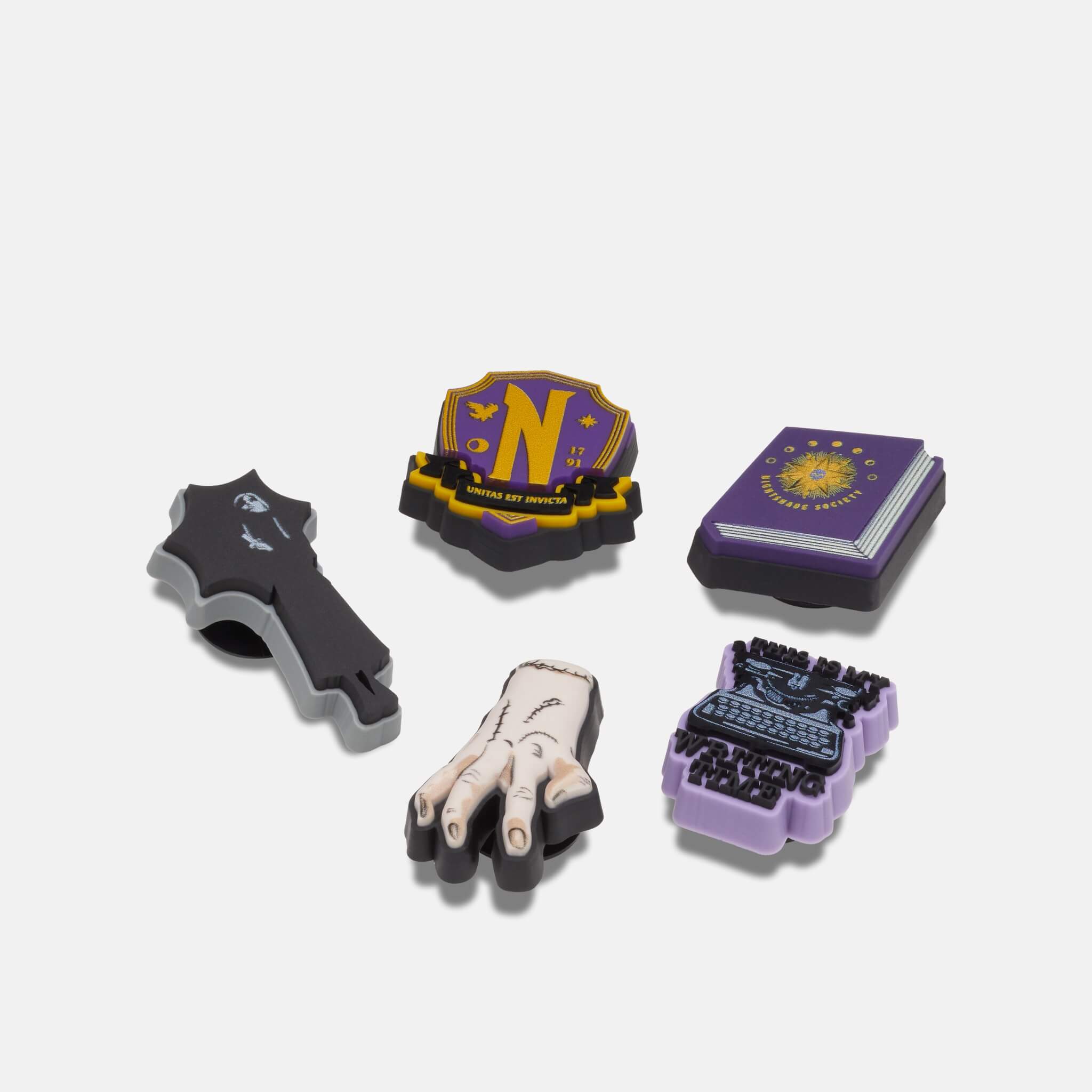 Odznáček Jibbitz – Addams Family 5 ks