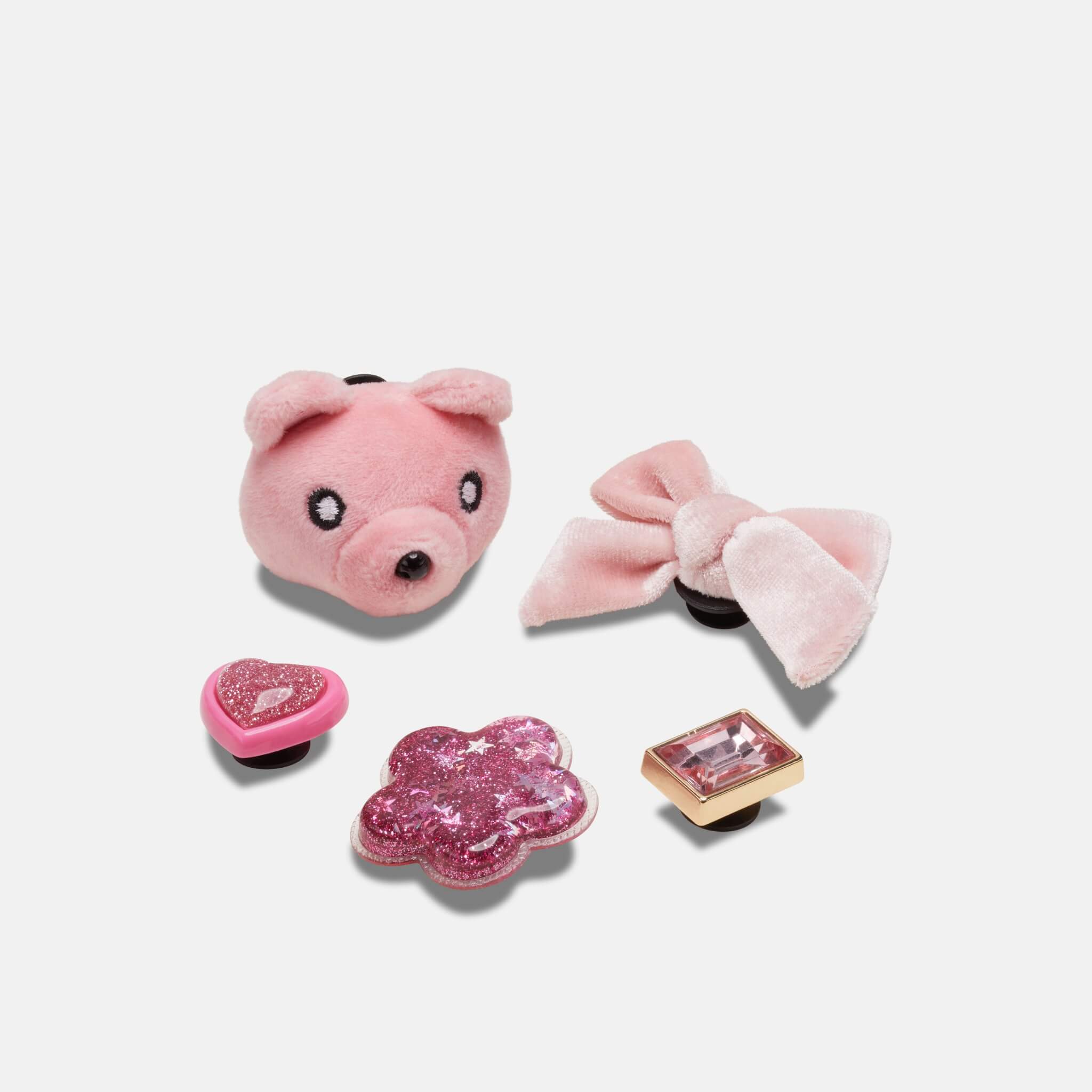 Odznáček Jibbitz – Positively Pink Mix 5 ks