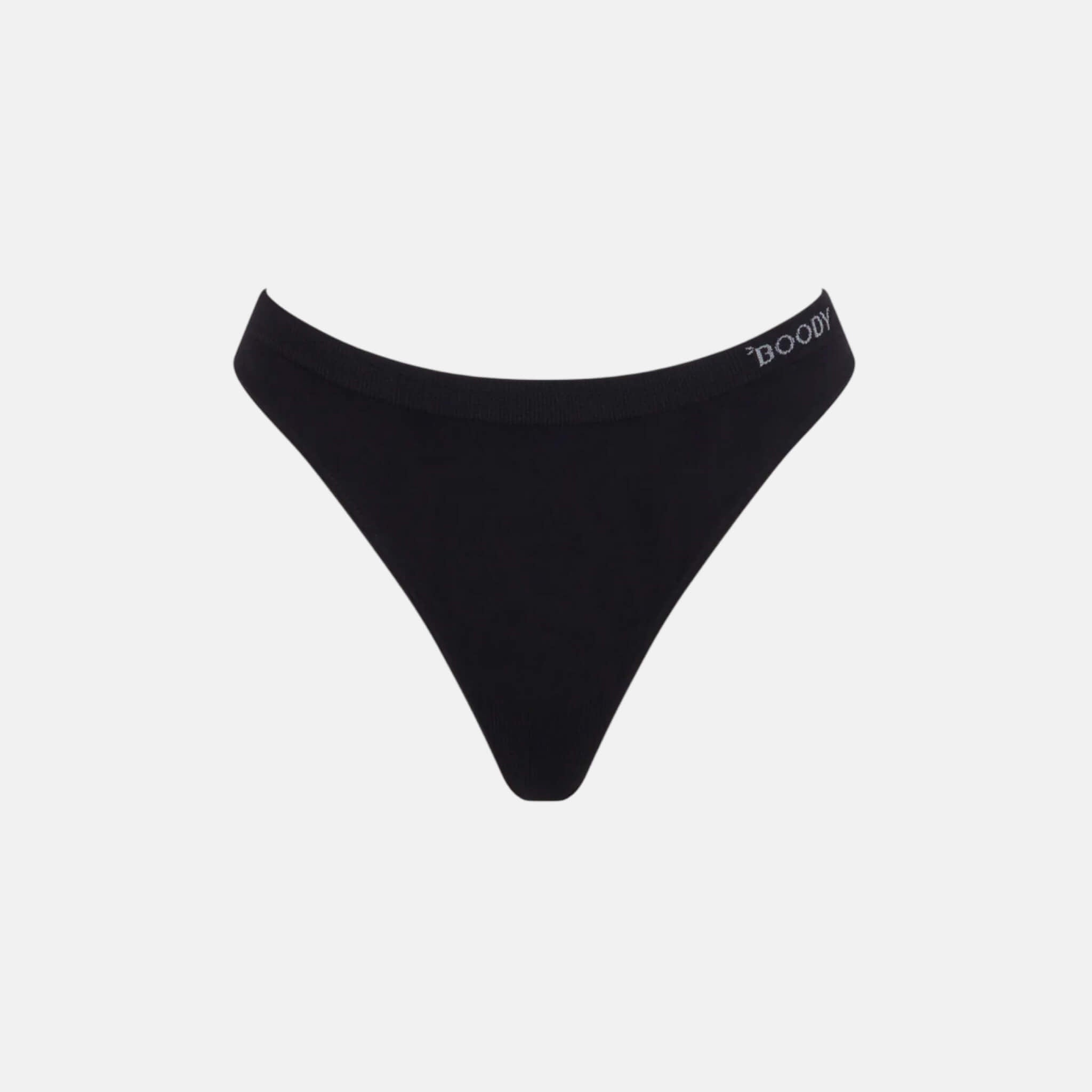 Černé kalhotky Boody G-String