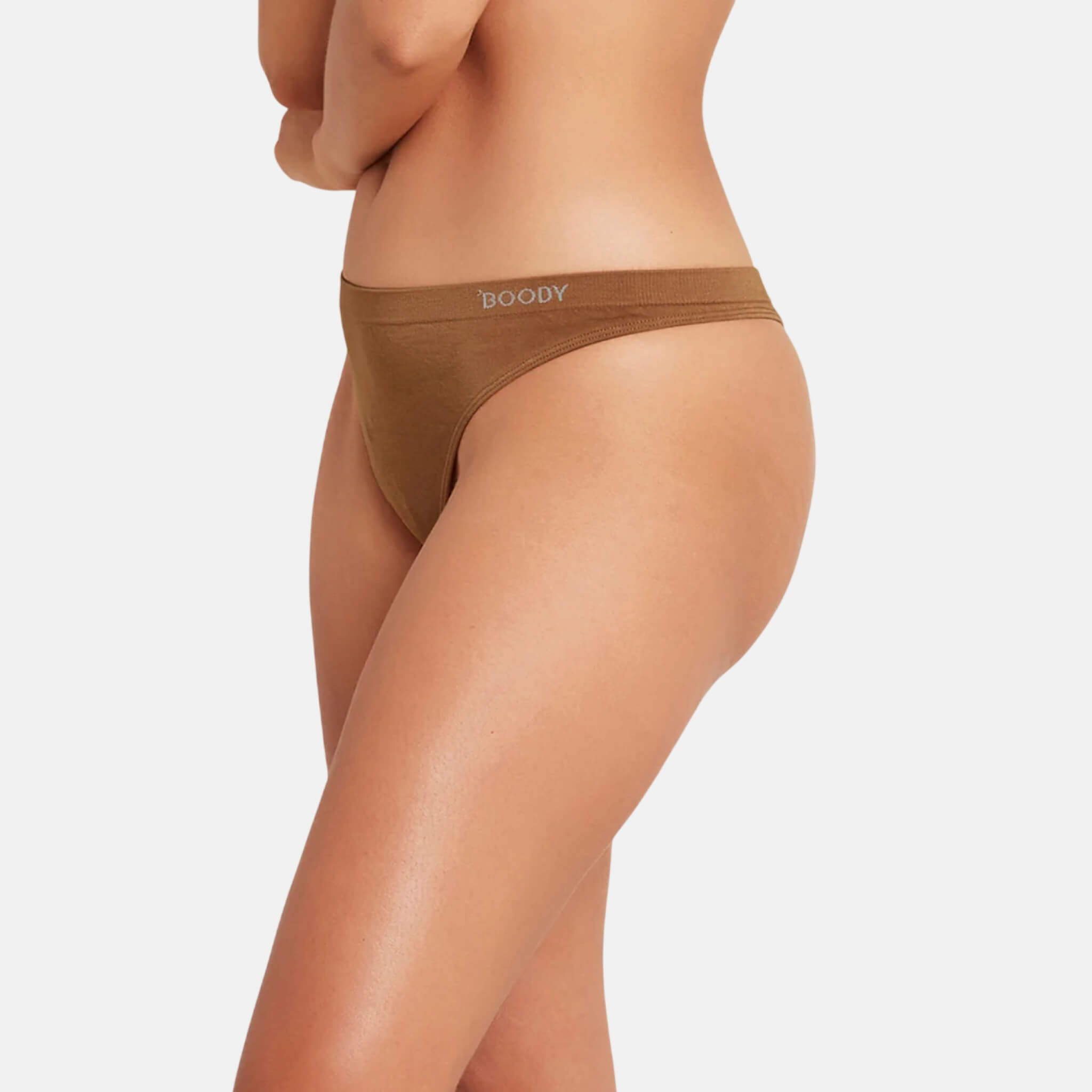 Hnědé kalhotky Boody G-String