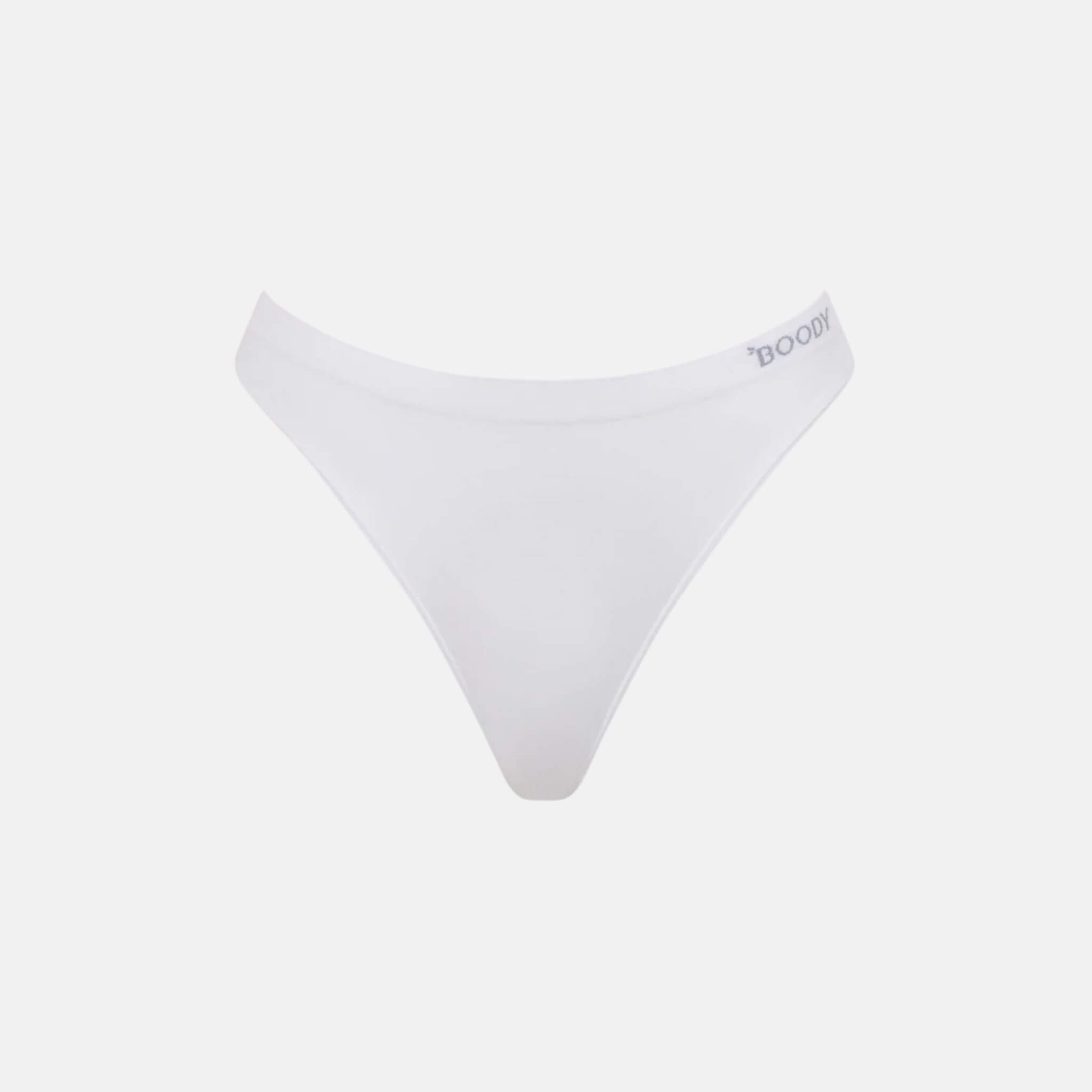 Bílé kalhotky Boody G-String