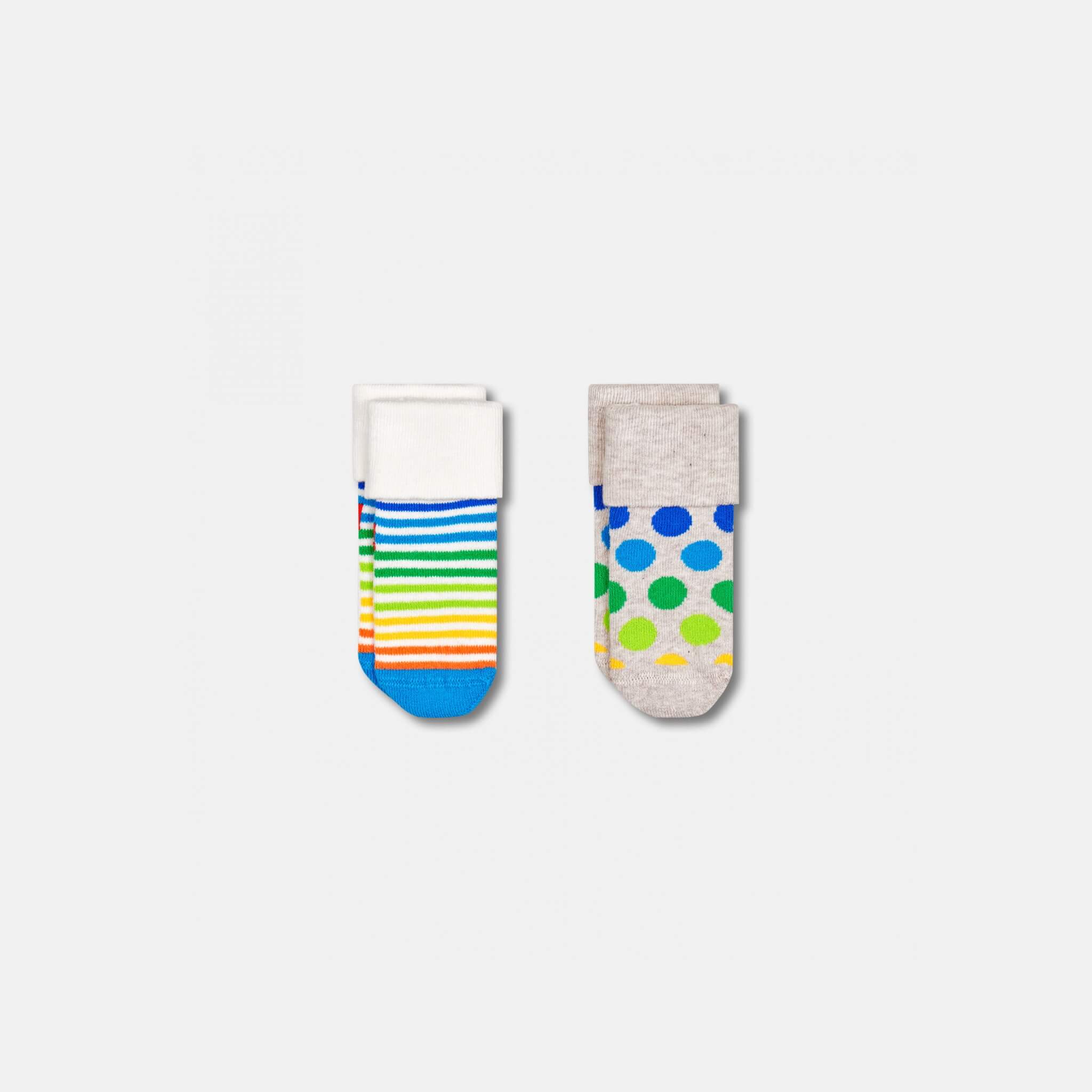 Dětské ponožky Happy Socks pro miminka, vzor Abstract - 2 páry