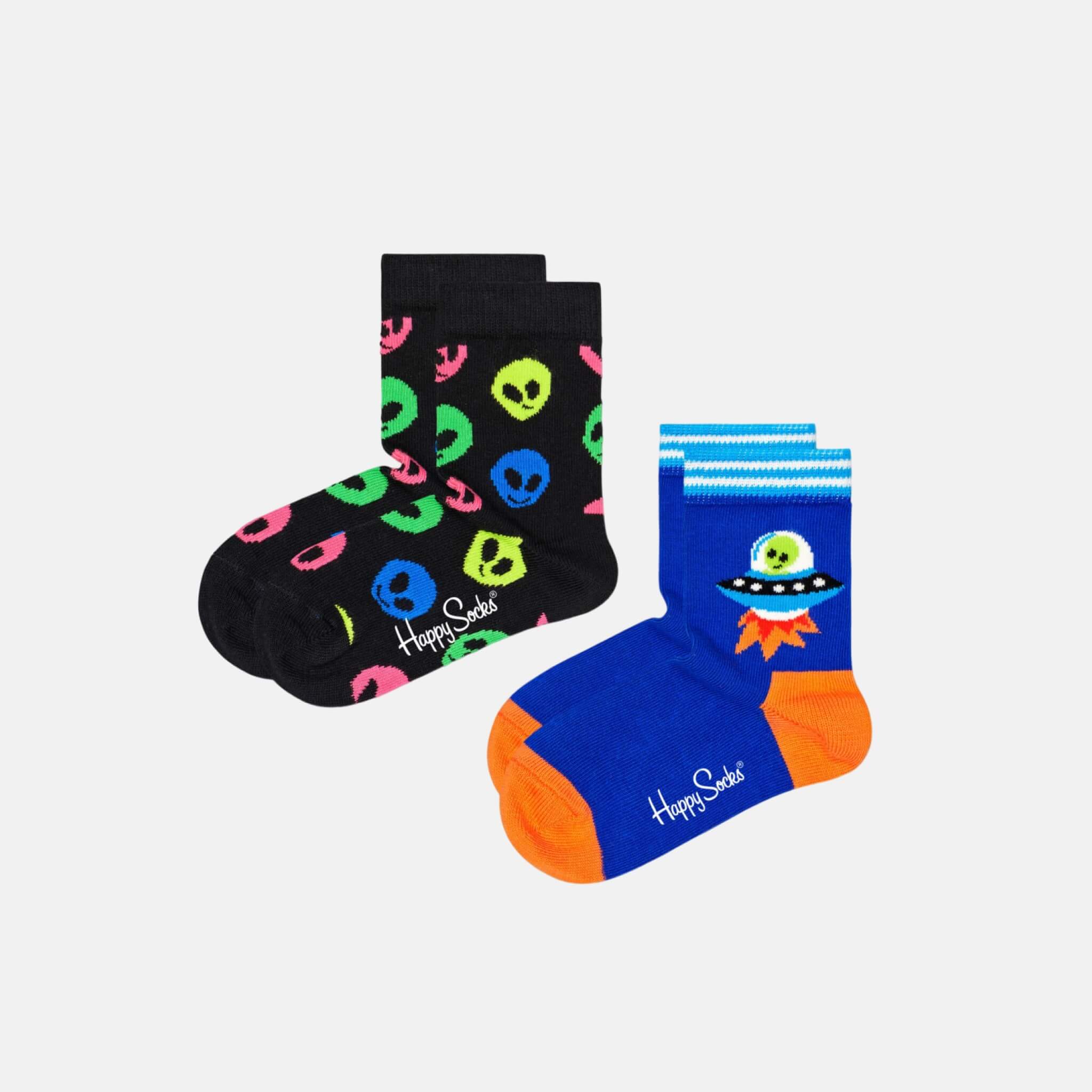 Dětské ponožky Happy Socks, vzor Alien - 2 páry