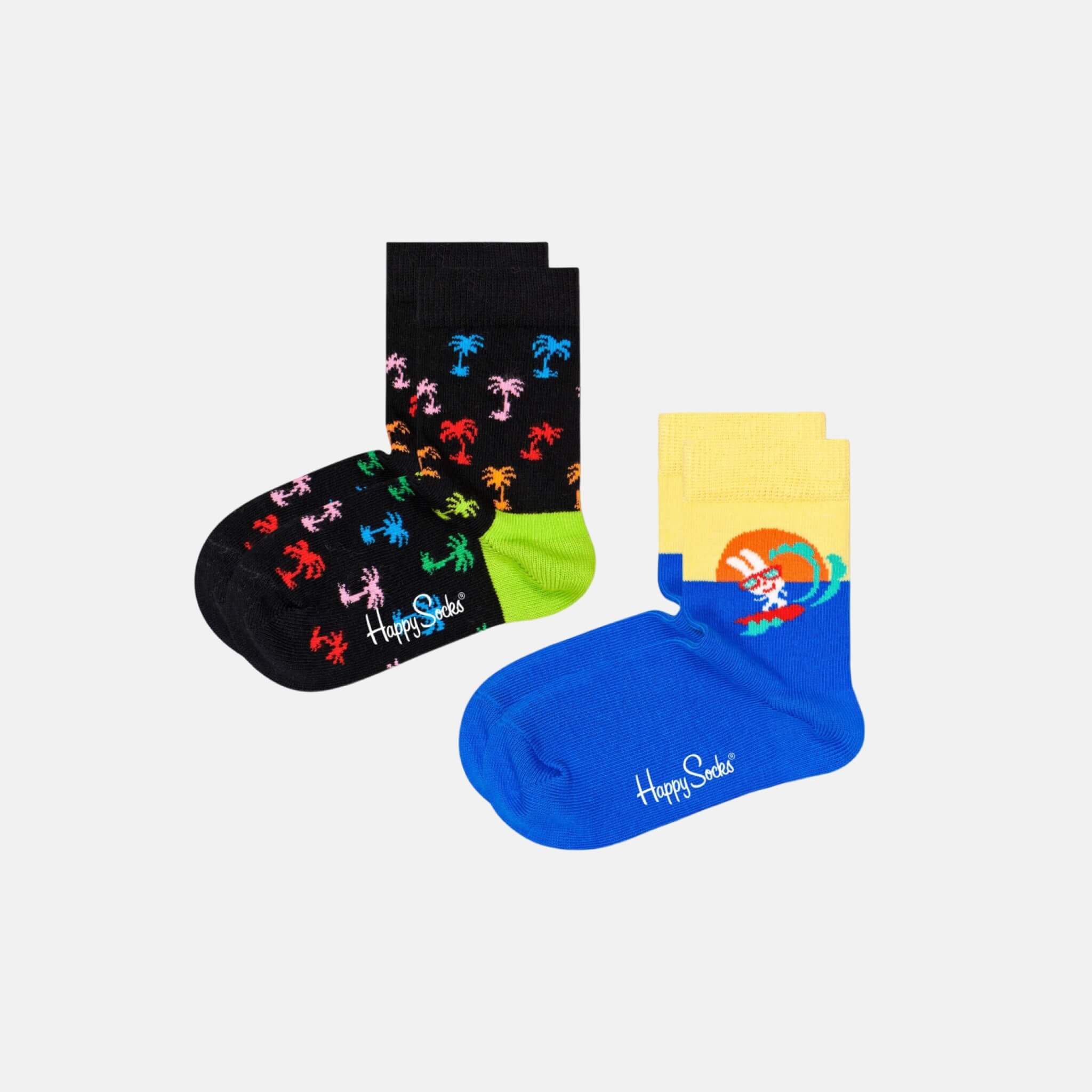 Dětské ponožky Happy Socks, vzor Surfers Paradise - 2 páry