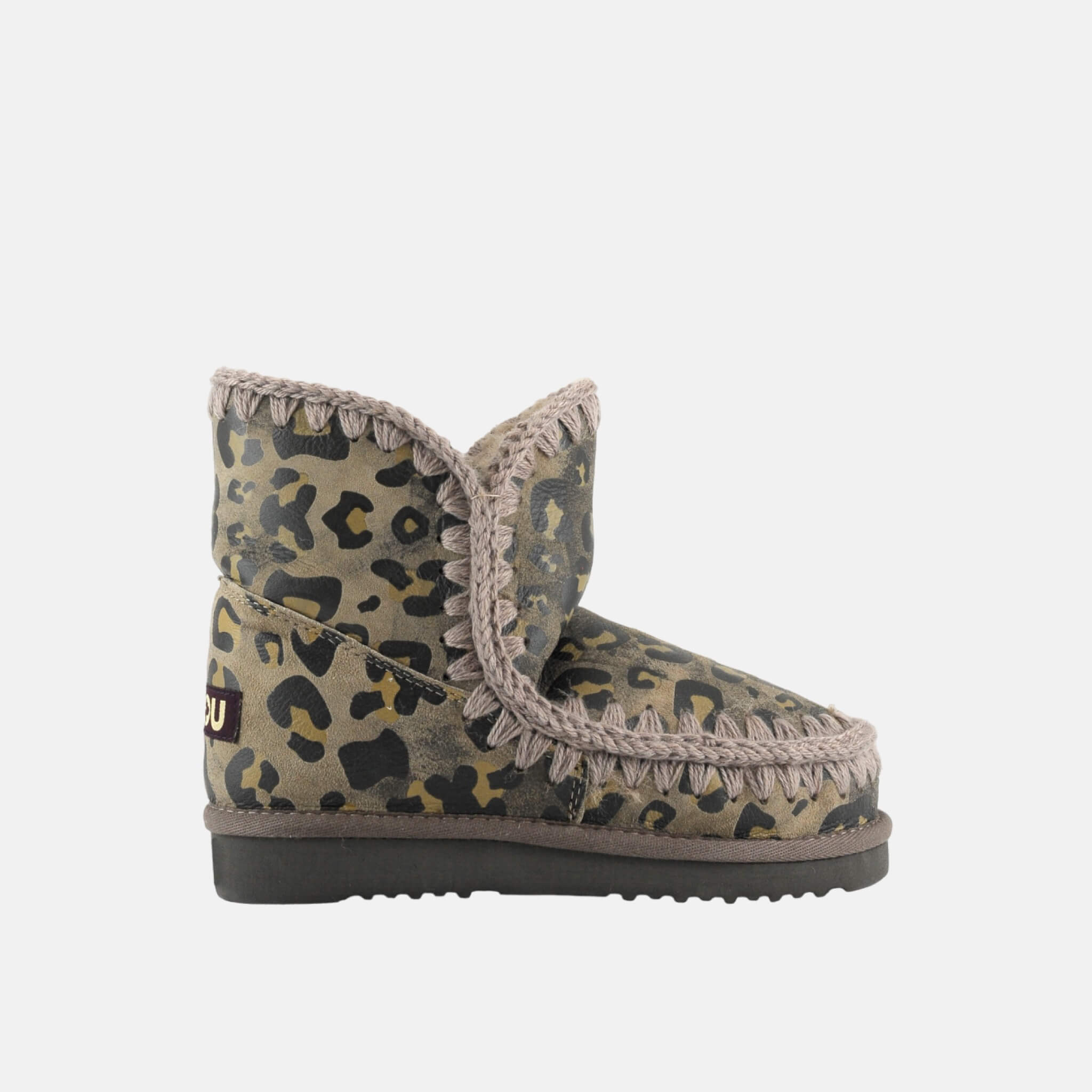 Dámské válenky s leopardím vzorem Mou Eskimo