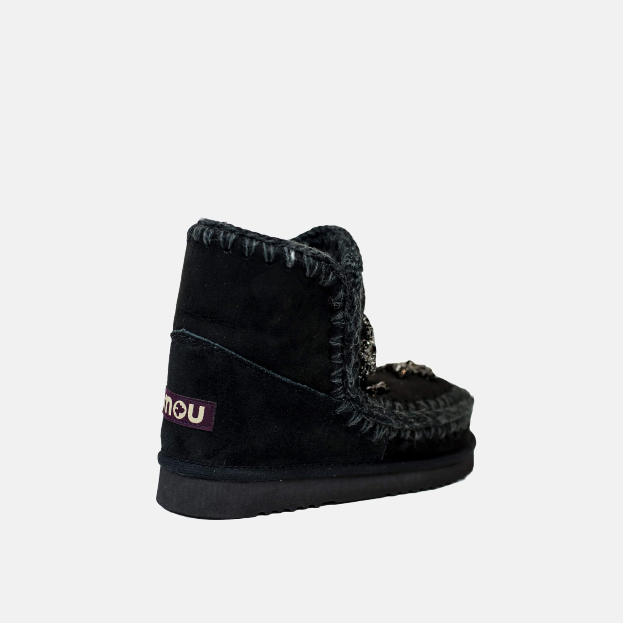 Dámské černé válenky s hvězdami Mou Eskimo