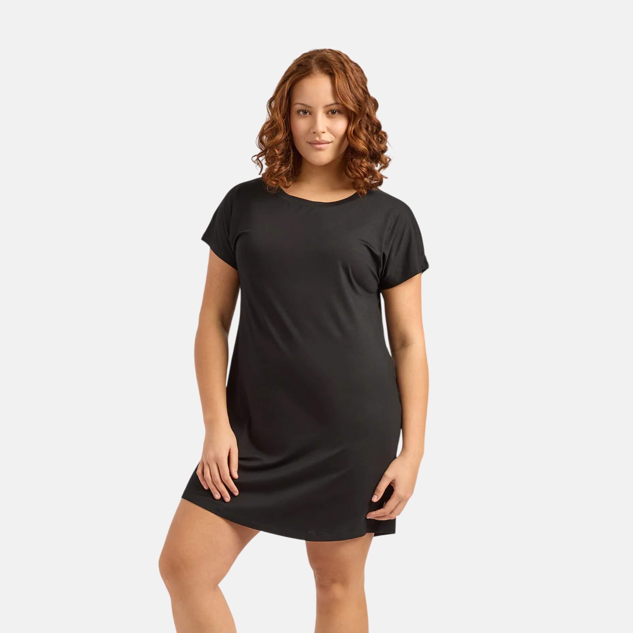 Dámská černá noční košile Boody Goodnight Nightdress