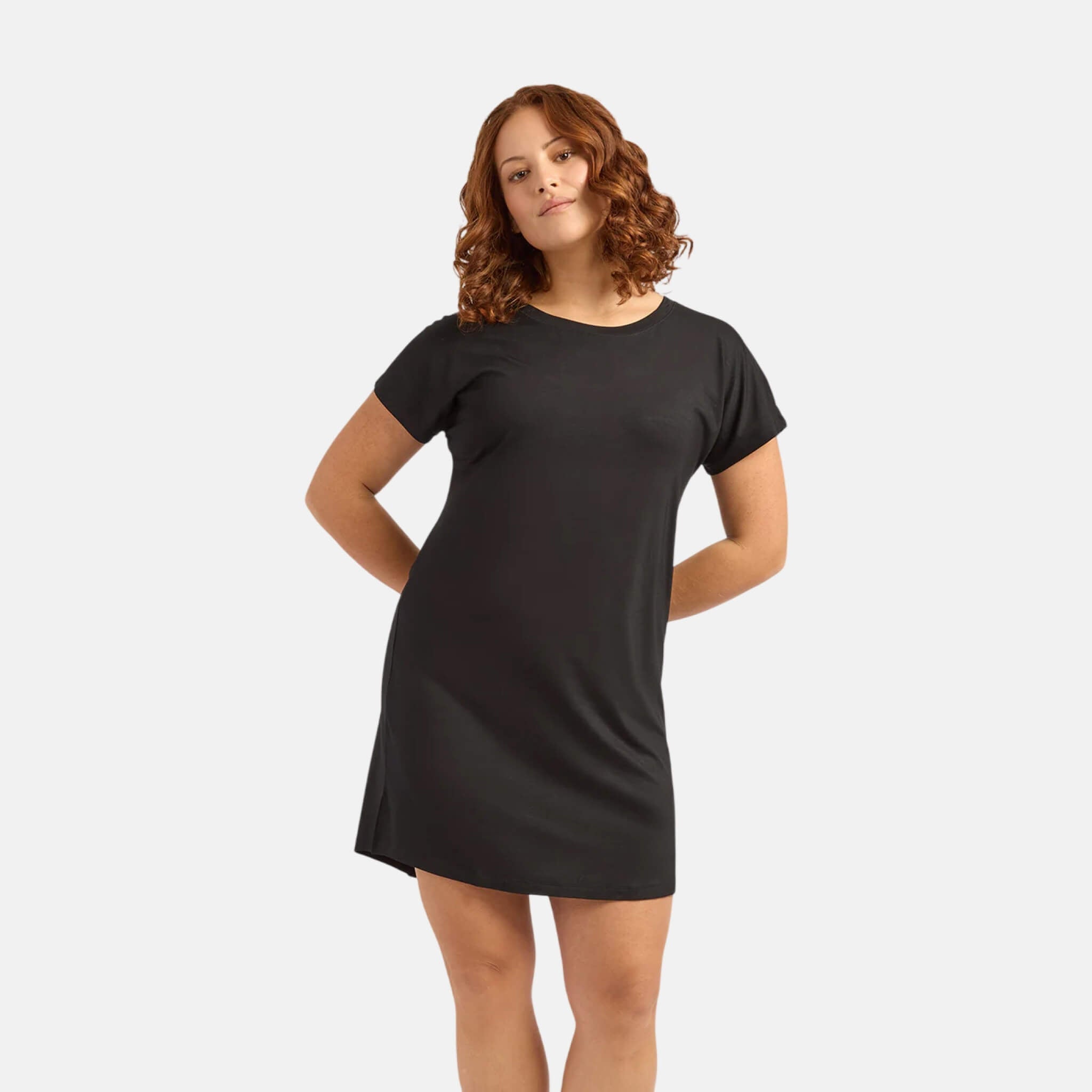 Dámská černá noční košile Boody Goodnight Nightdress