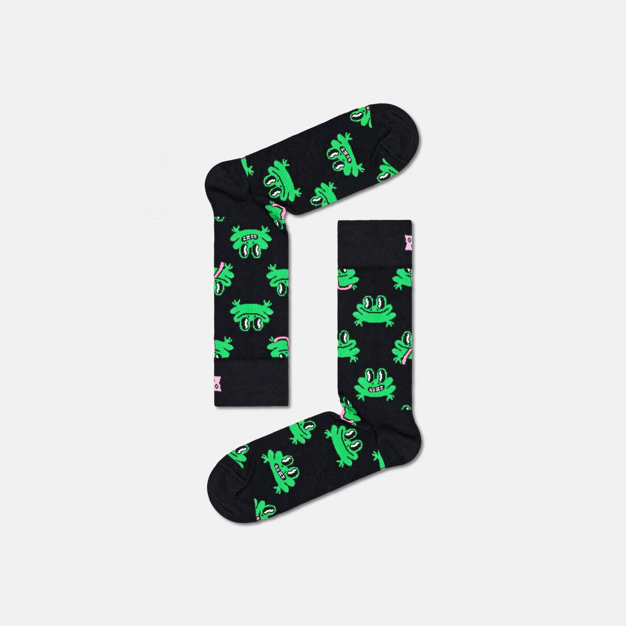 Dárkový box ponožek Happy Socks Mini & Me Froggys – 2 páry