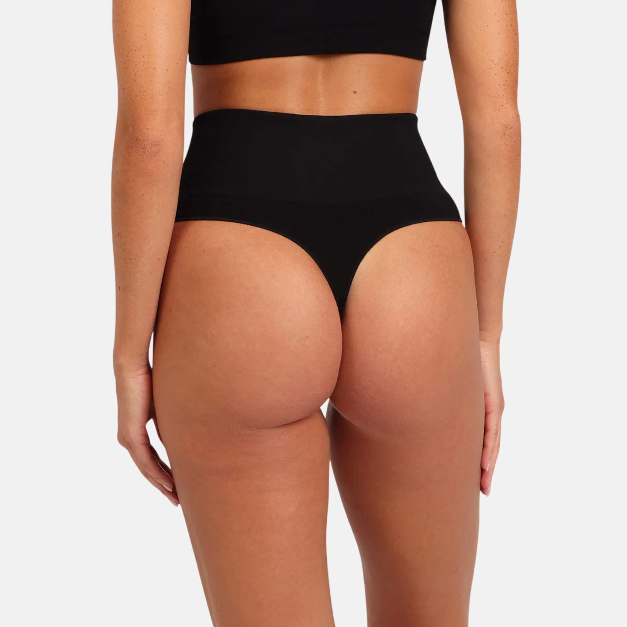 Černé kalhotky Boody Shaper High Waist G-String