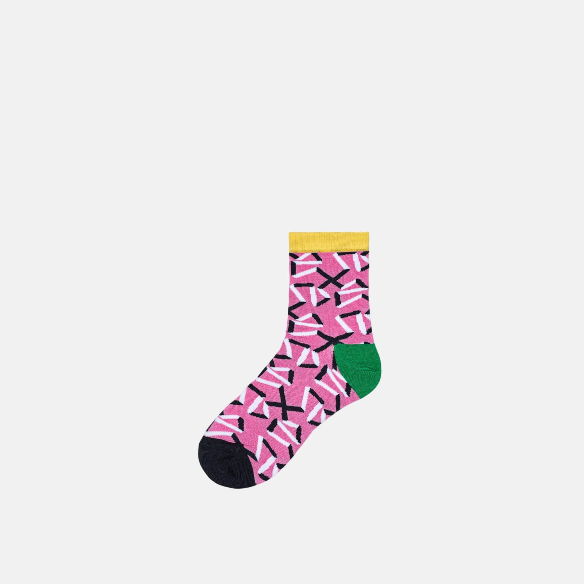 Dámské růžové ponožky Happy Socks Adela // kolekce Hysteria