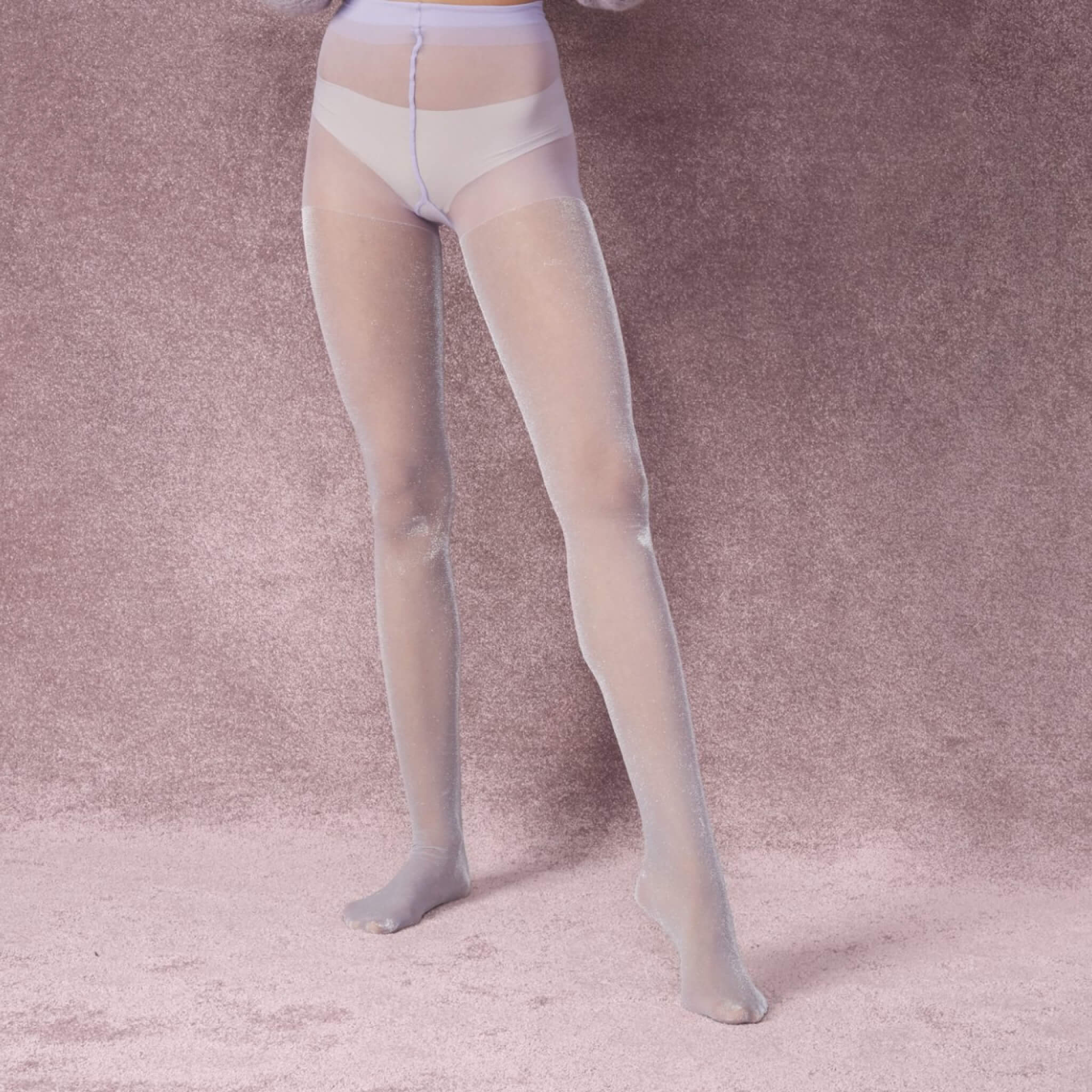 Dámské fialové punčochy Happy Socks Cori // kolekce Hysteria