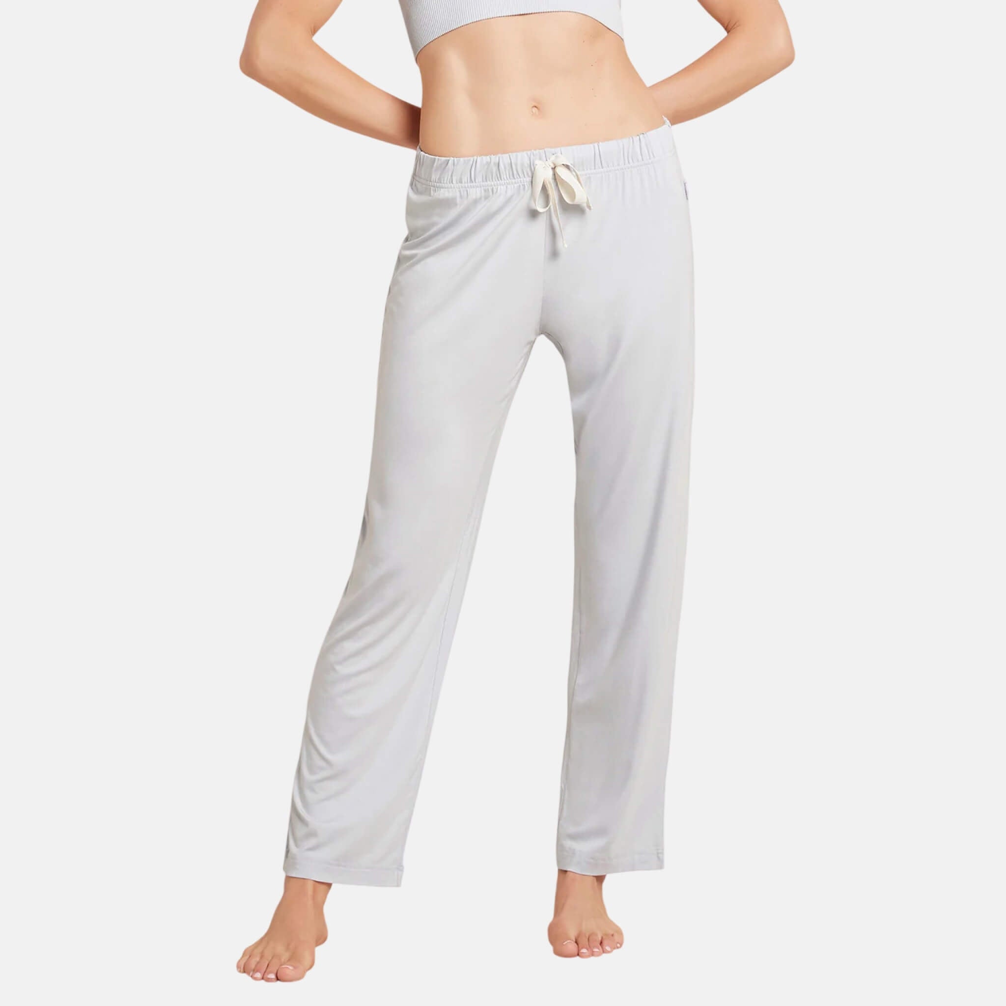 Dámské světle šedé kalhoty Boody Goodnight Sleep Pants