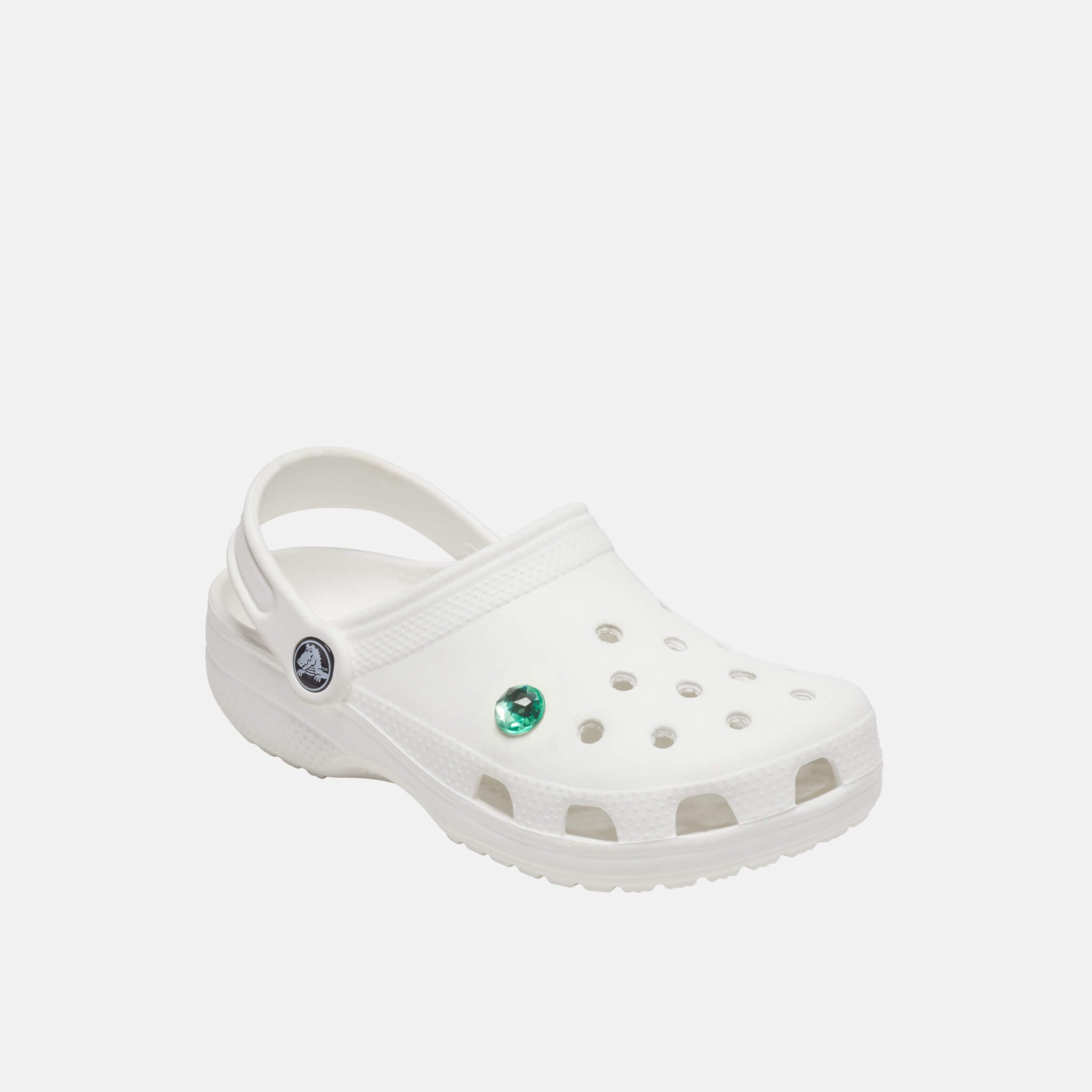 Odznáček Jibbitz - Sparkly Green Circle