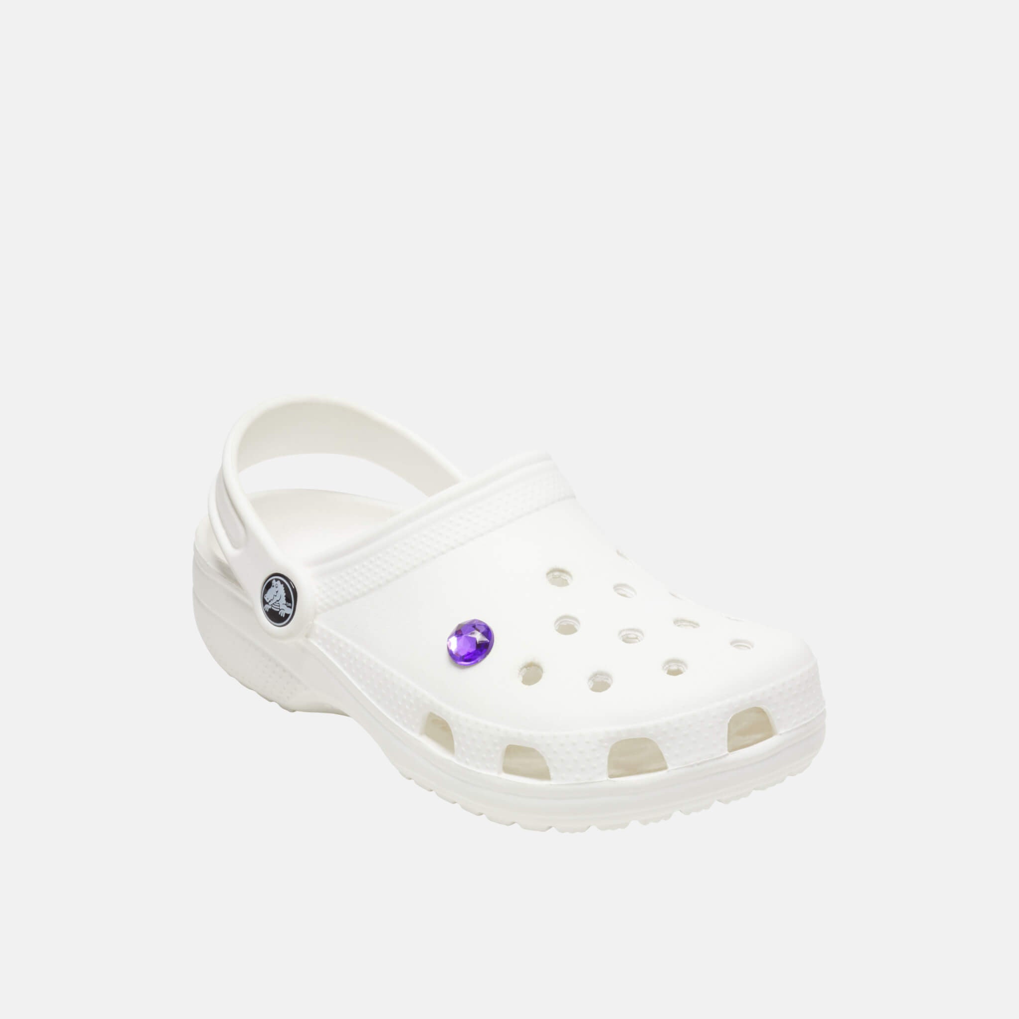 Odznáček Jibbitz - Sparkly Purple Circle