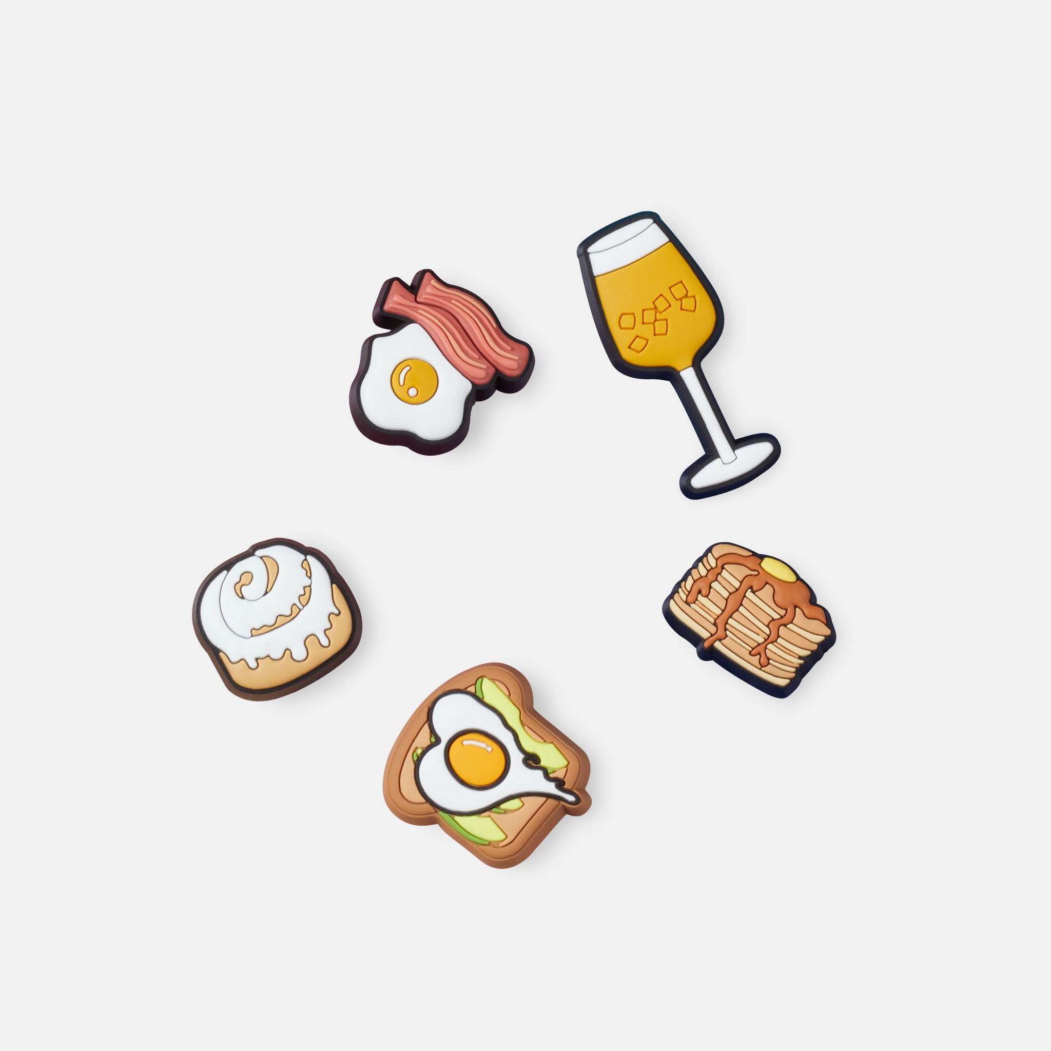 Odznáčky Jibbitz - Lets Go Brunch - 5 ks