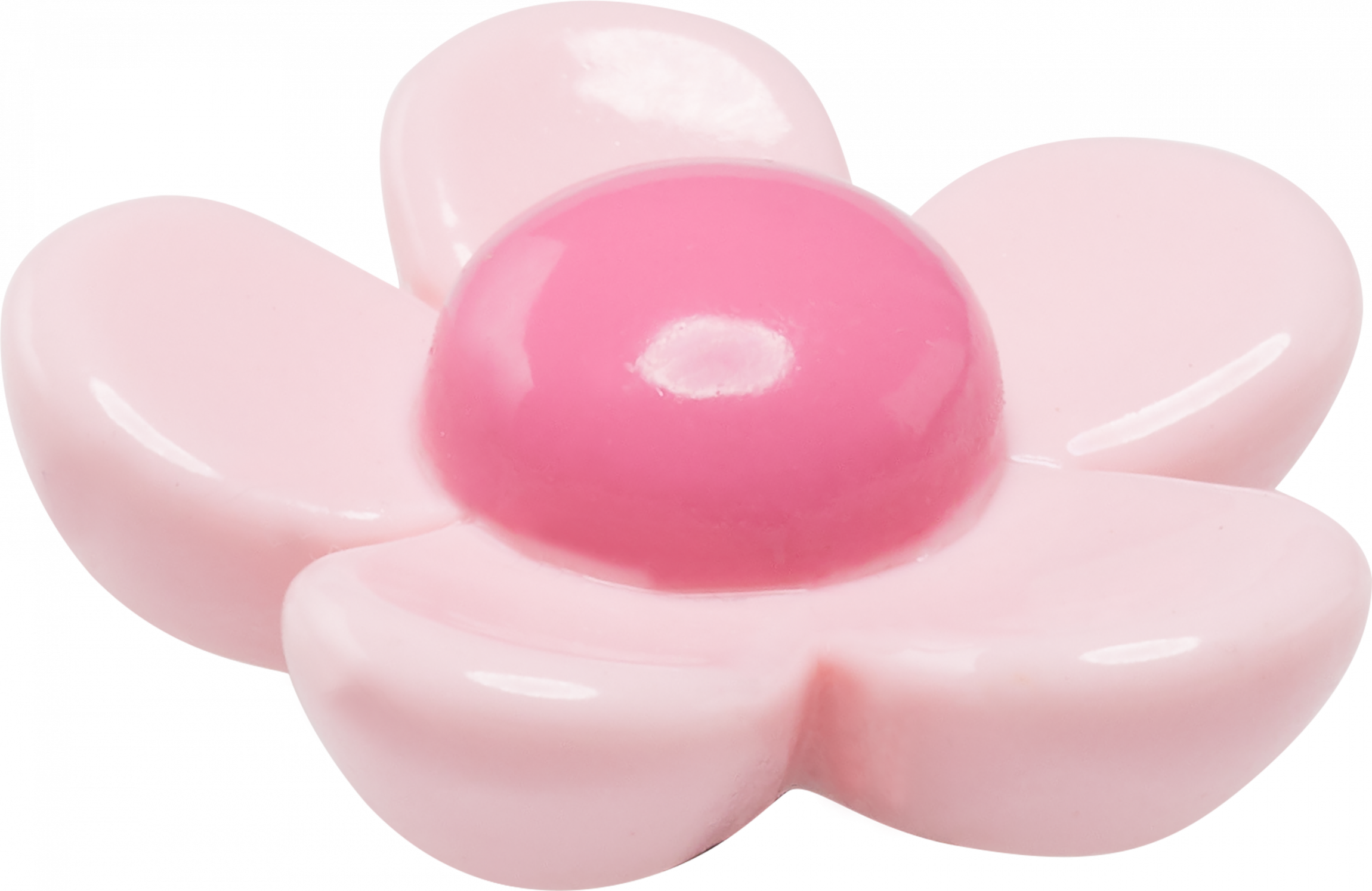 Odznáček Jibbitz – Pink Resin Flower