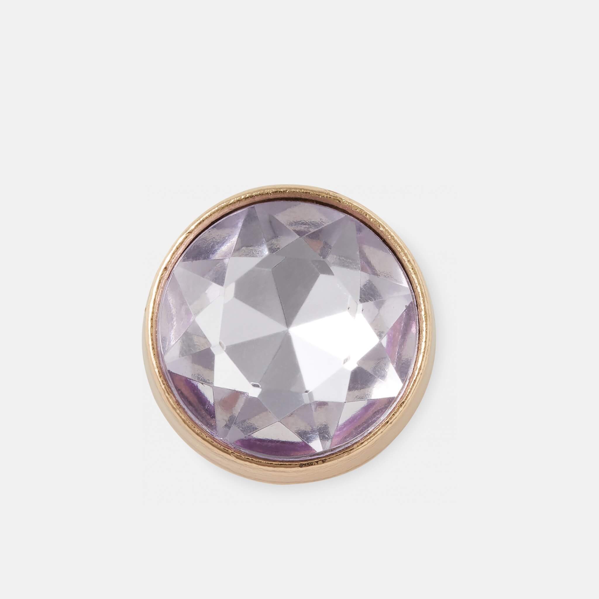 Odznáček Jibbitz – Lavendar Circle Gem