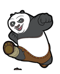 Odznáček Jibbitz – Kung Fu Panda Po