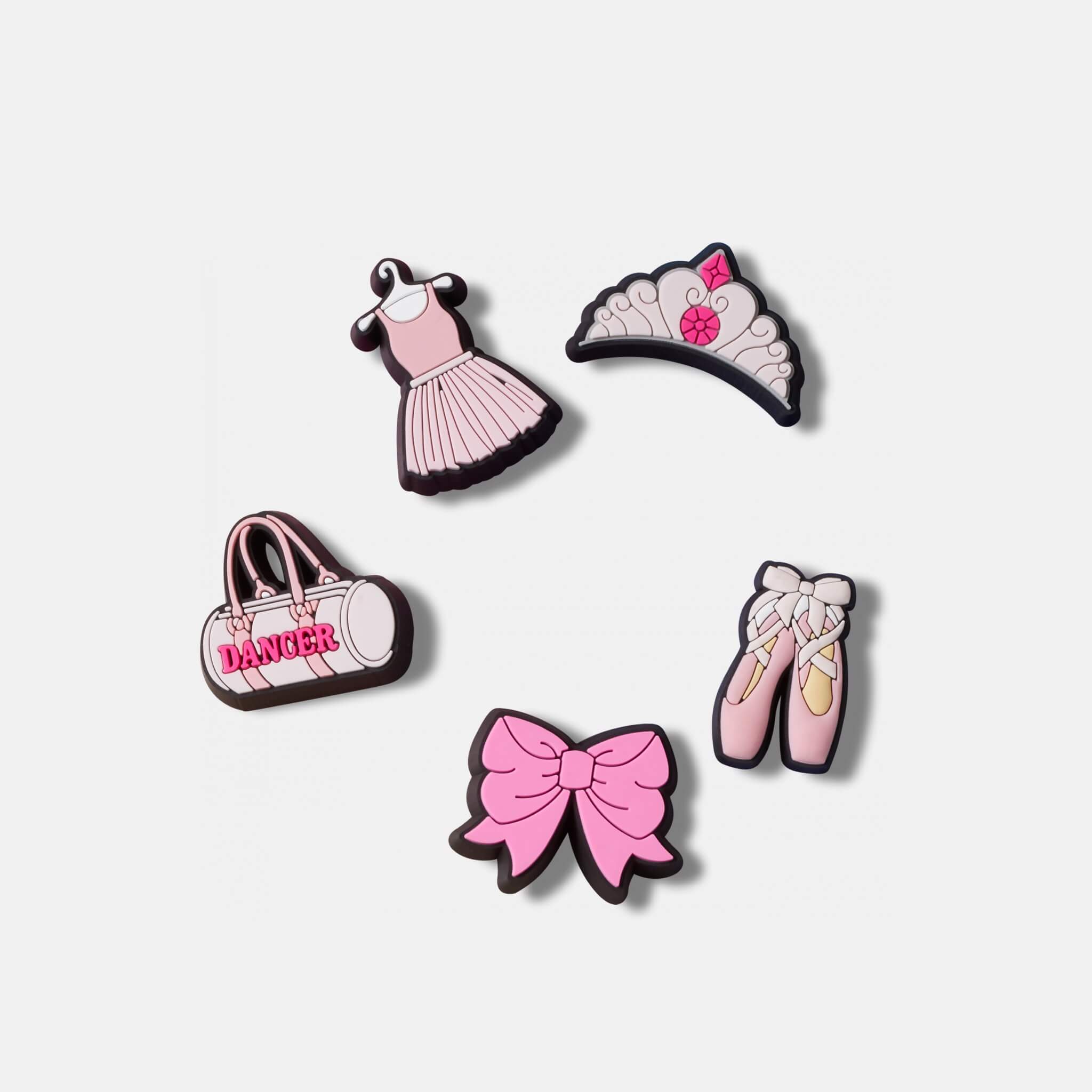 Odznáček Jibbitz – Ballet Class 5 Pack