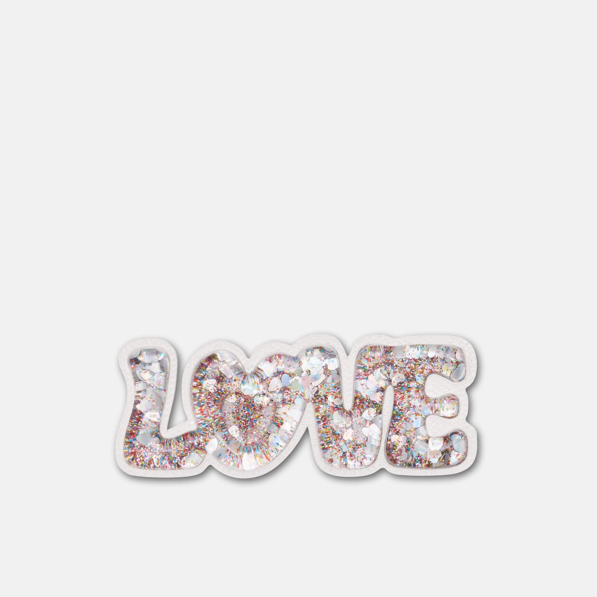 Odznáček Jibbitz – Oversized LOVE Squish