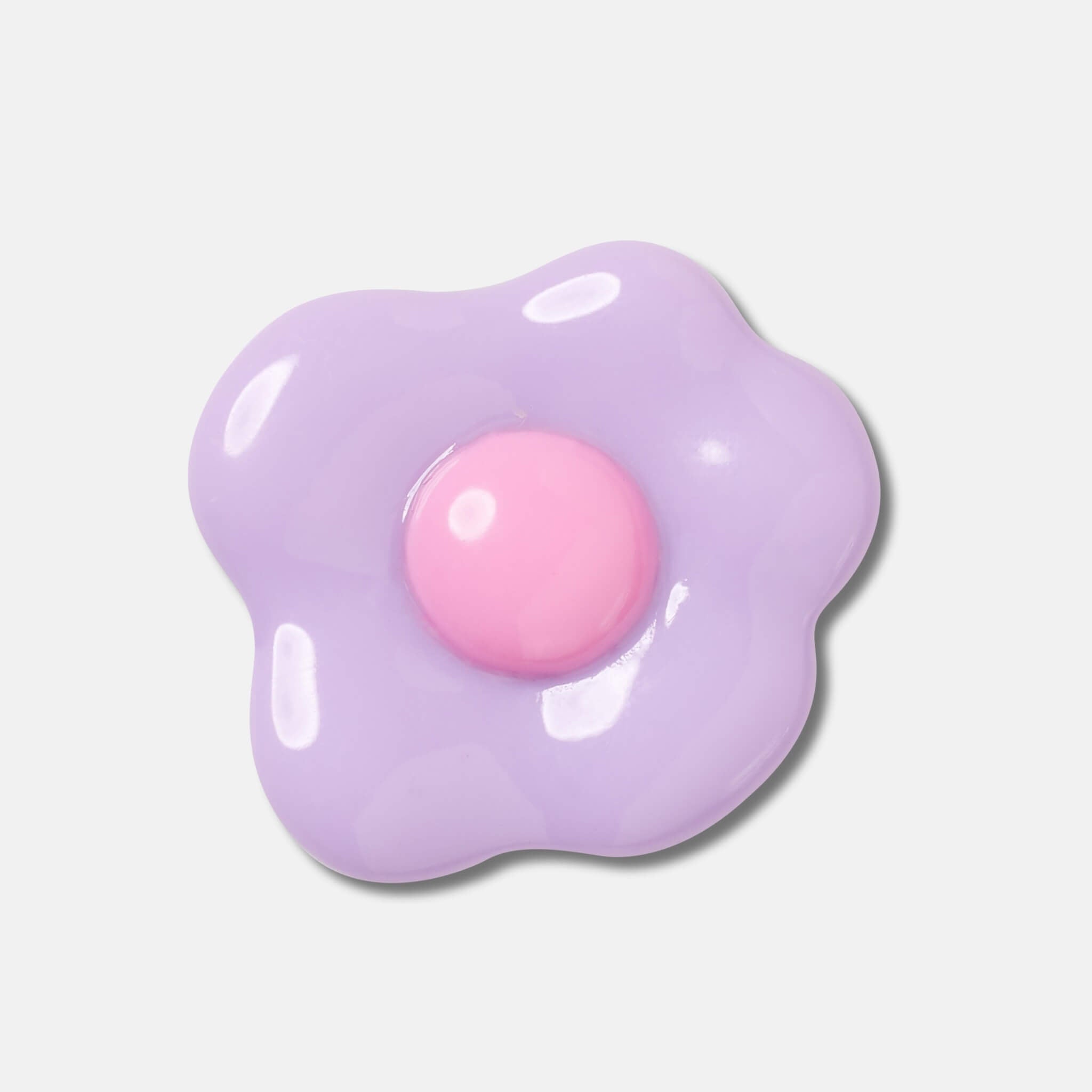 Odznáček Jibbitz – Dainty Acrylic Purple Daisy