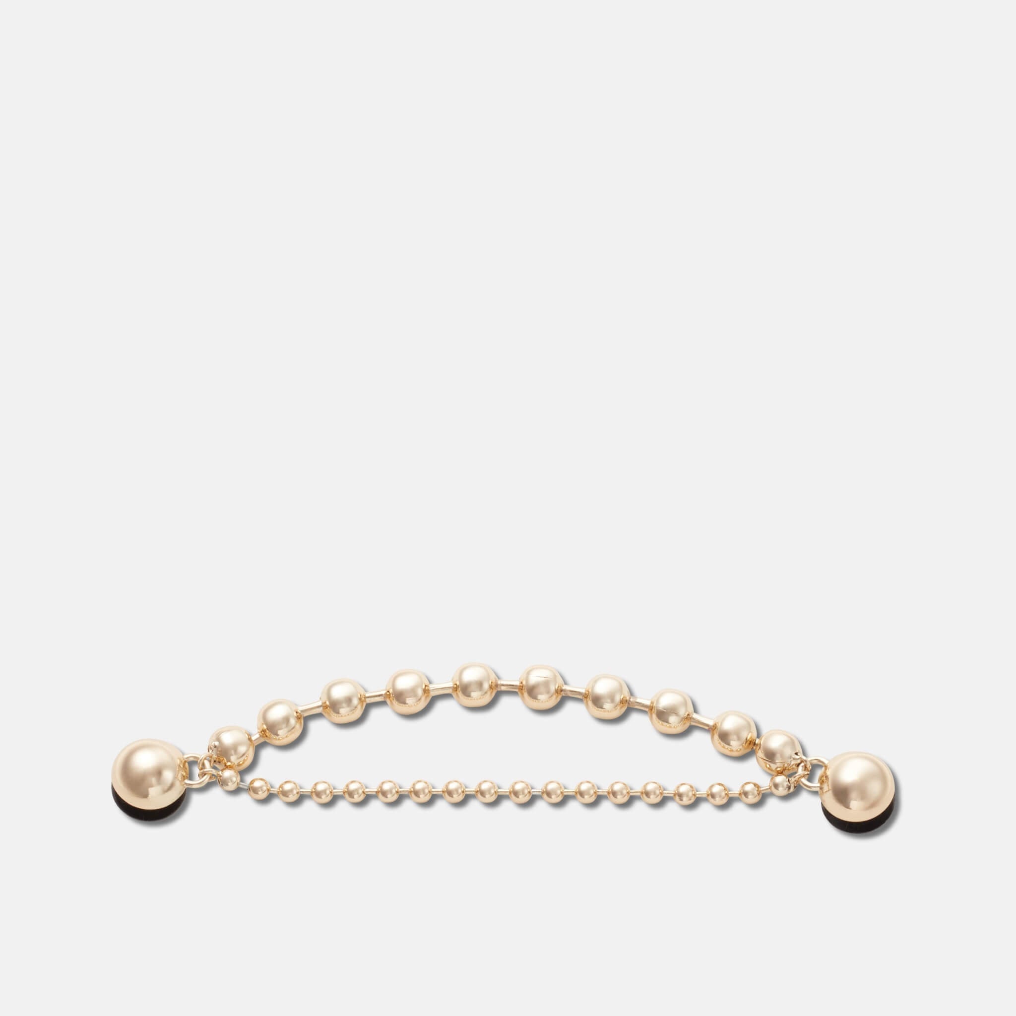 Odznáček Jibbitz – Gold and Crystal Double Chain