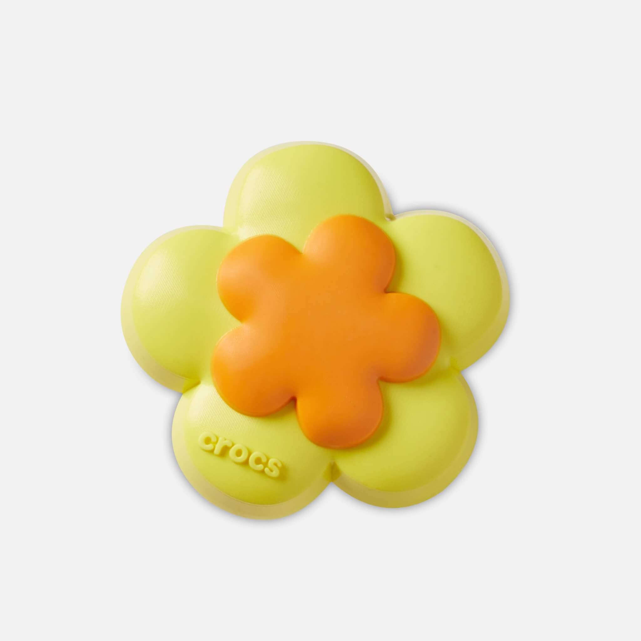 Odznáček Jibbitz – Yellow Double Flower