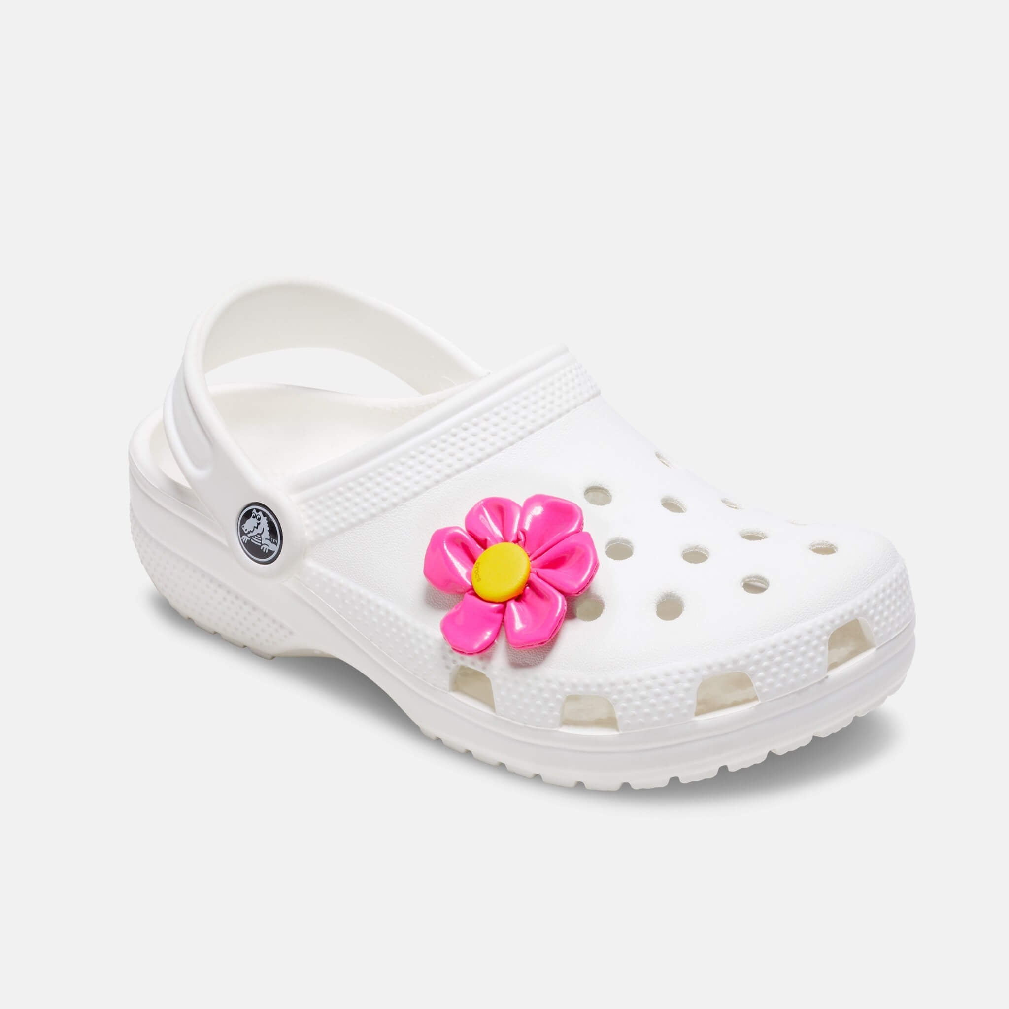 Odznáček Jibbitz – Oversized Large Pink Flower