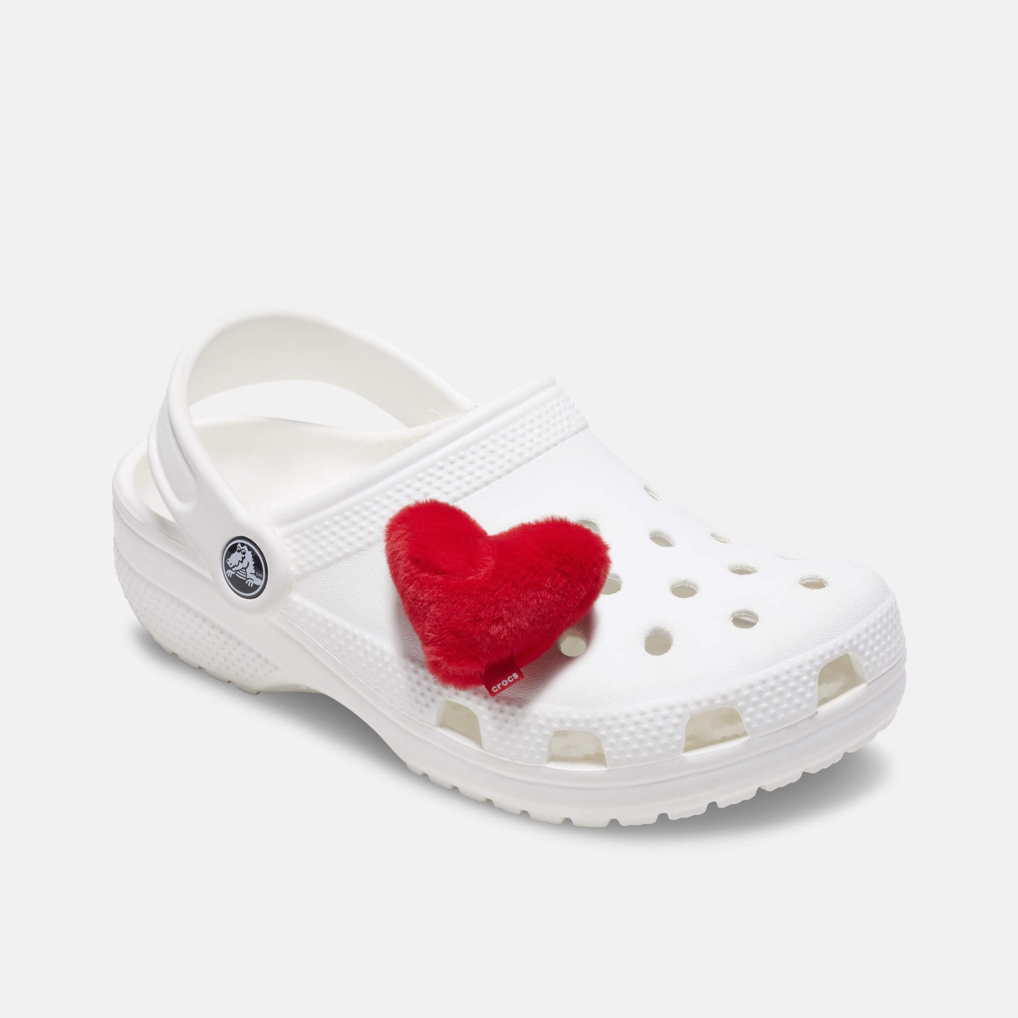 Odznáček Jibbitz – Red Fuzzy Heart