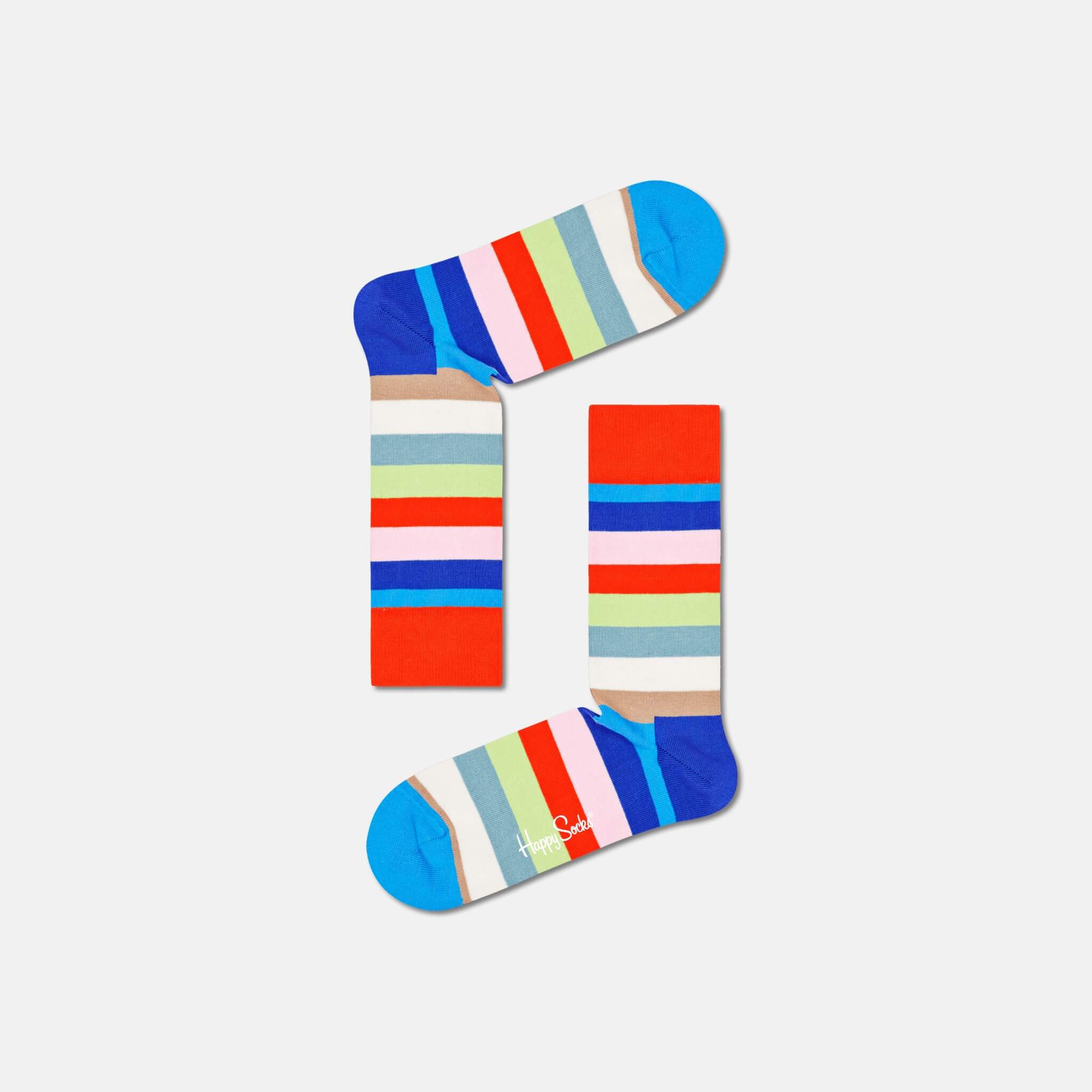 Barevné ponožky Happy Socks s pruhy, vzor Stripe