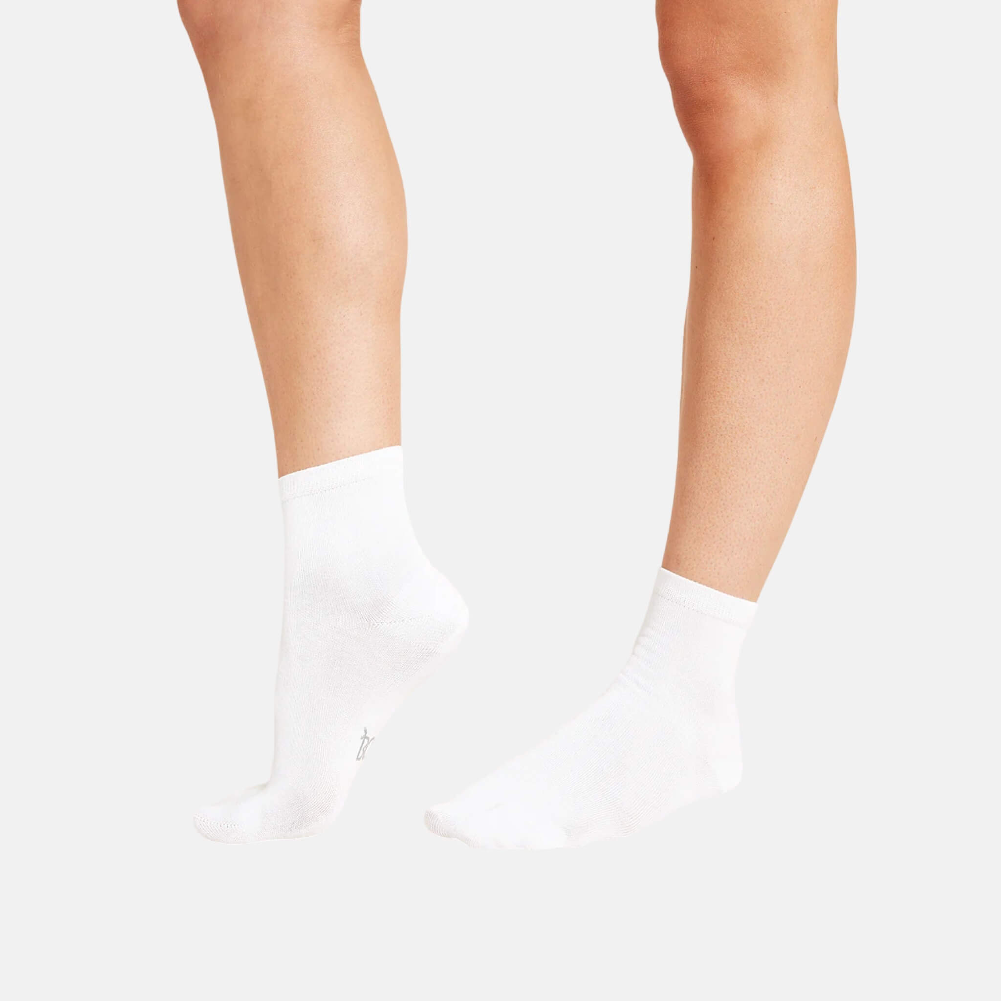 Dámské bílé ponožky Boody Women's Everyday Ankle Socks